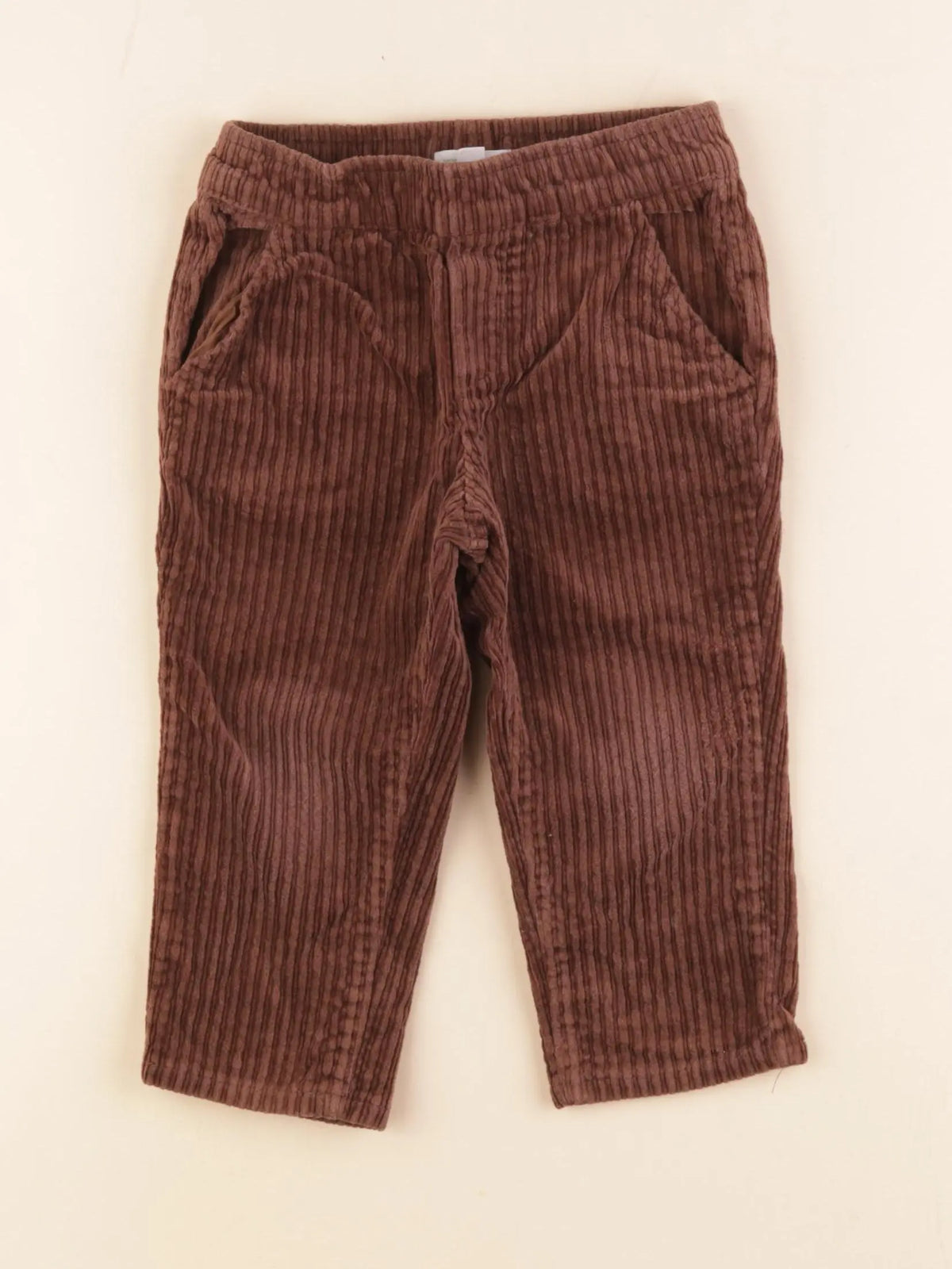 Vertbaudet - pantalon marron - 2 ans
