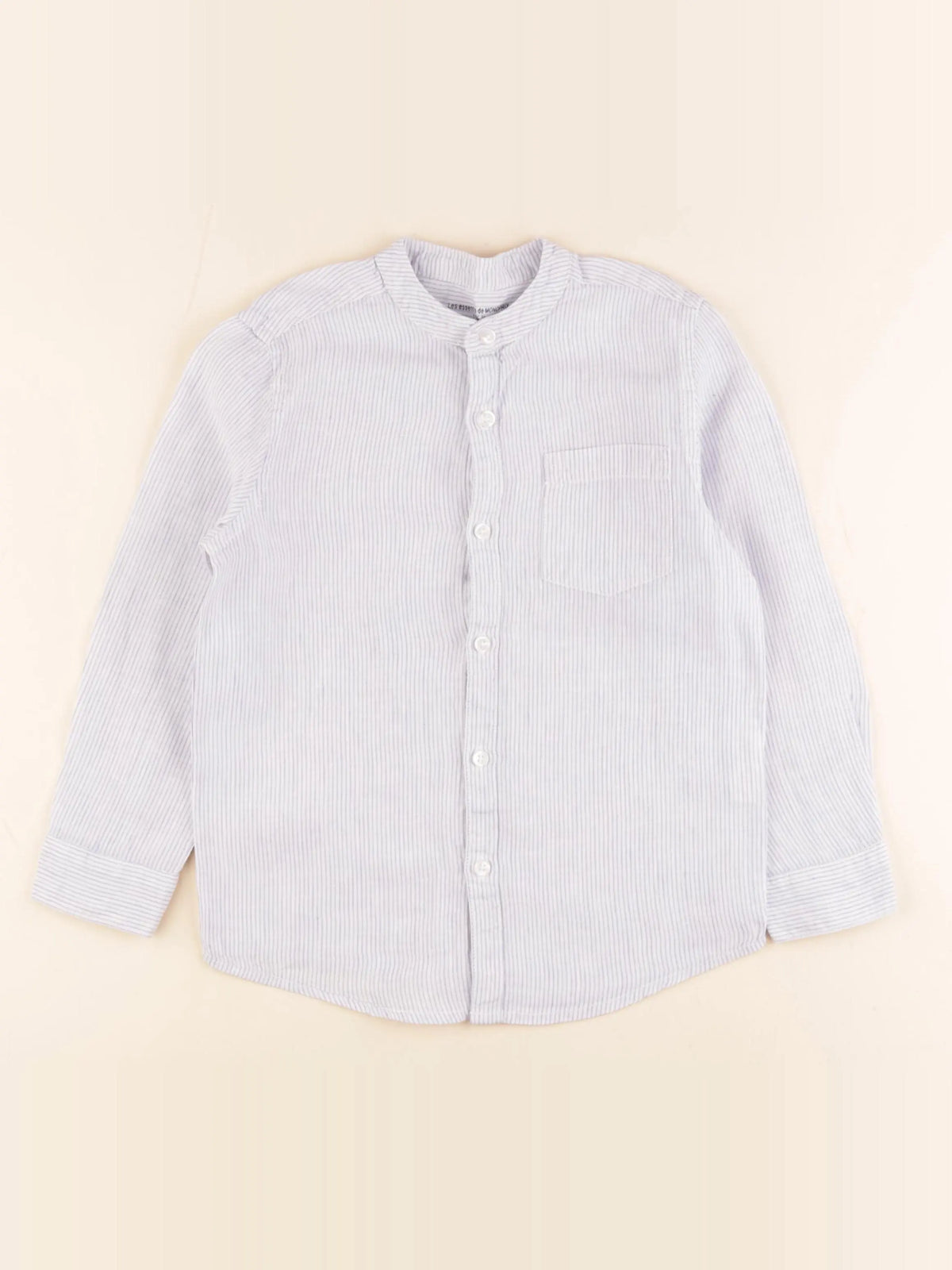 Monoprix - chemise bleu - 6 ans