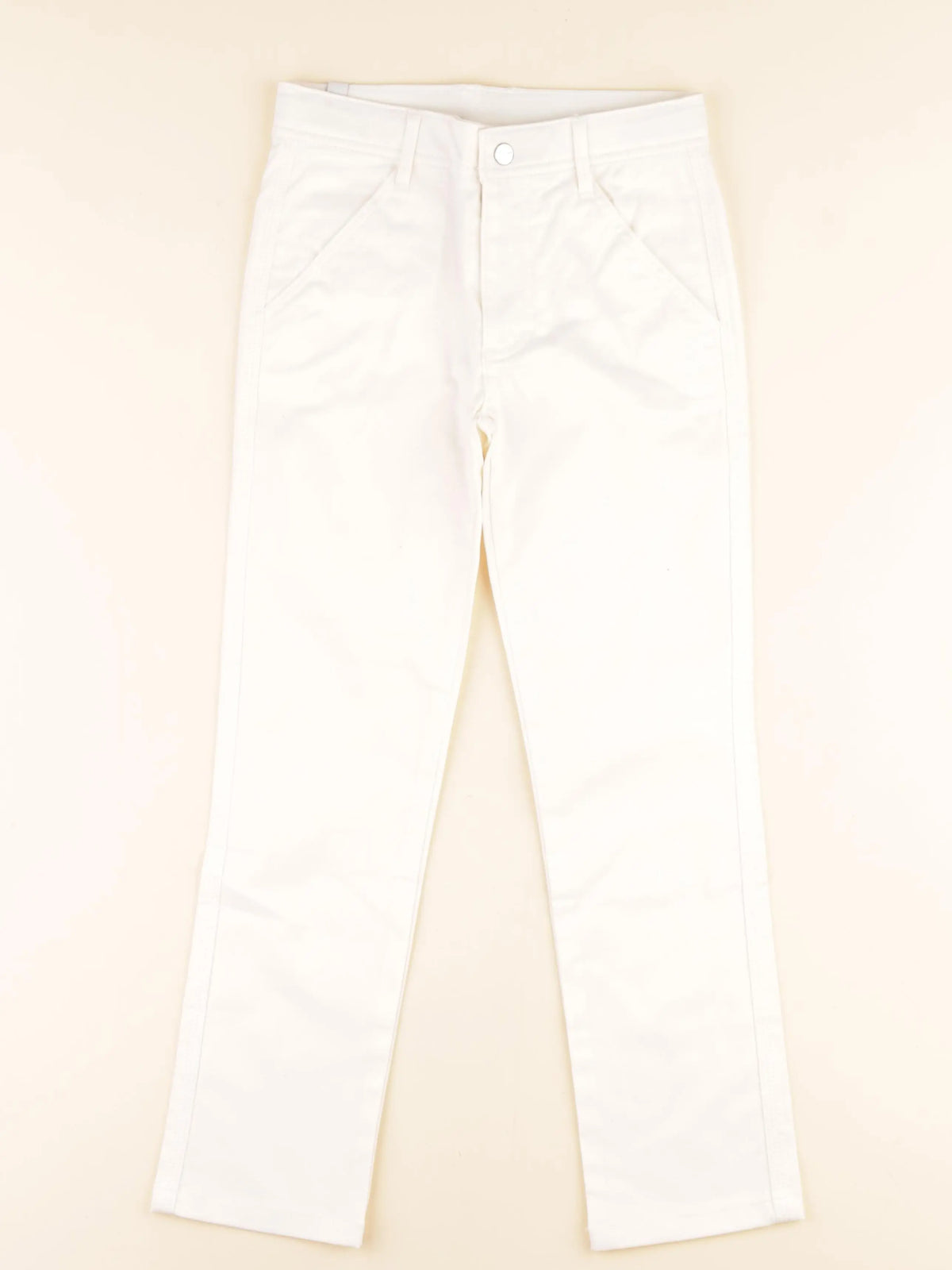 Jacadi - jean blanc - 8 ans