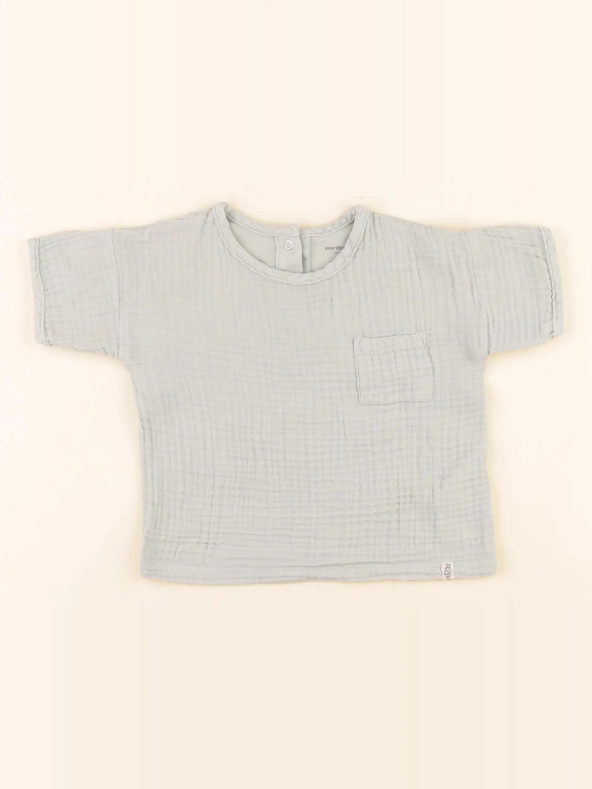 Vertbaudet - tee-shirt vert - 12 mois