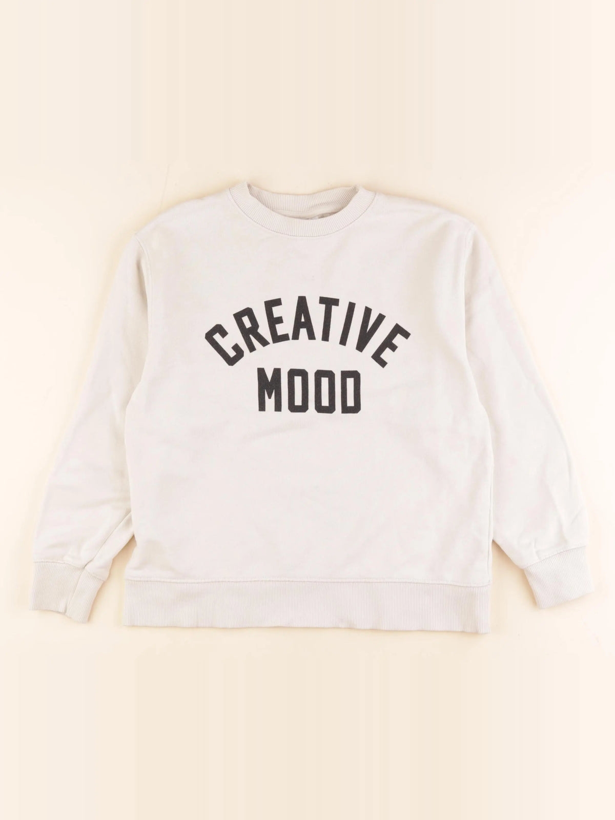 Zara - sweat beige - 9 ans