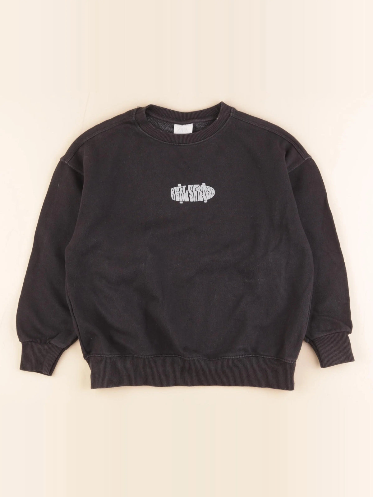 Zara - sweat noir - 8/9 ans