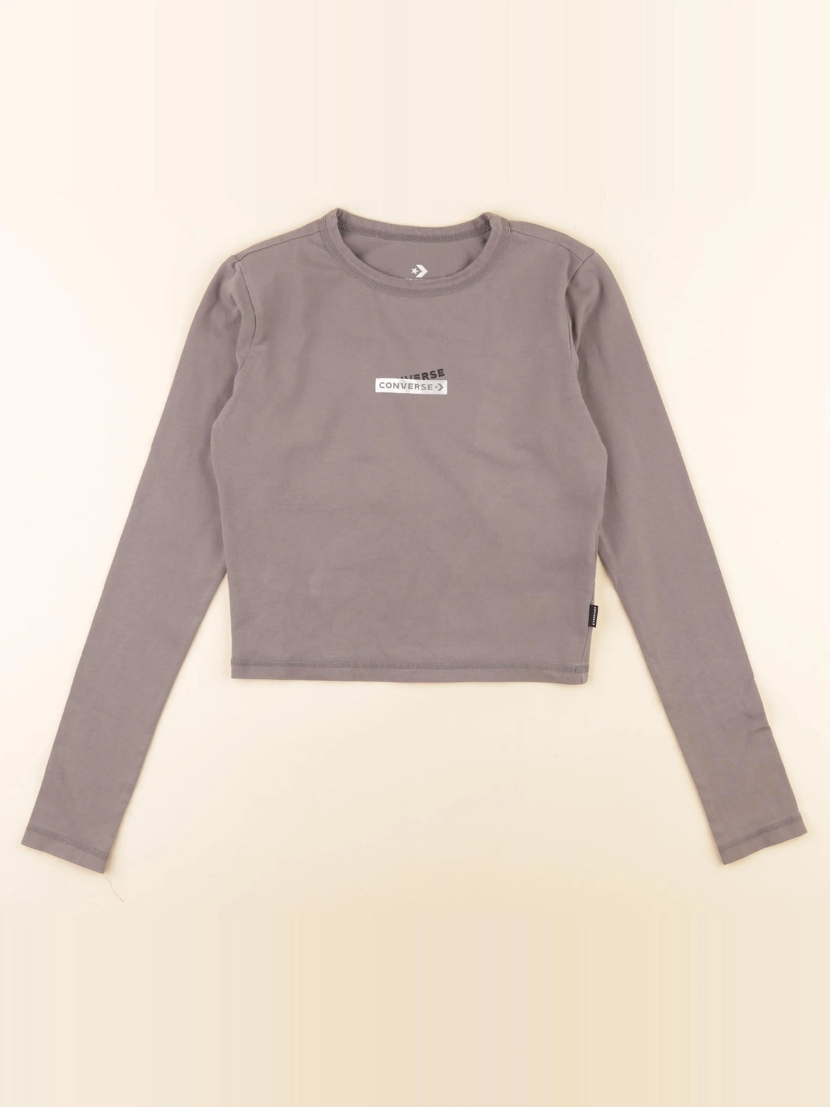 Converse - tee-shirt gris - 6/8 ans