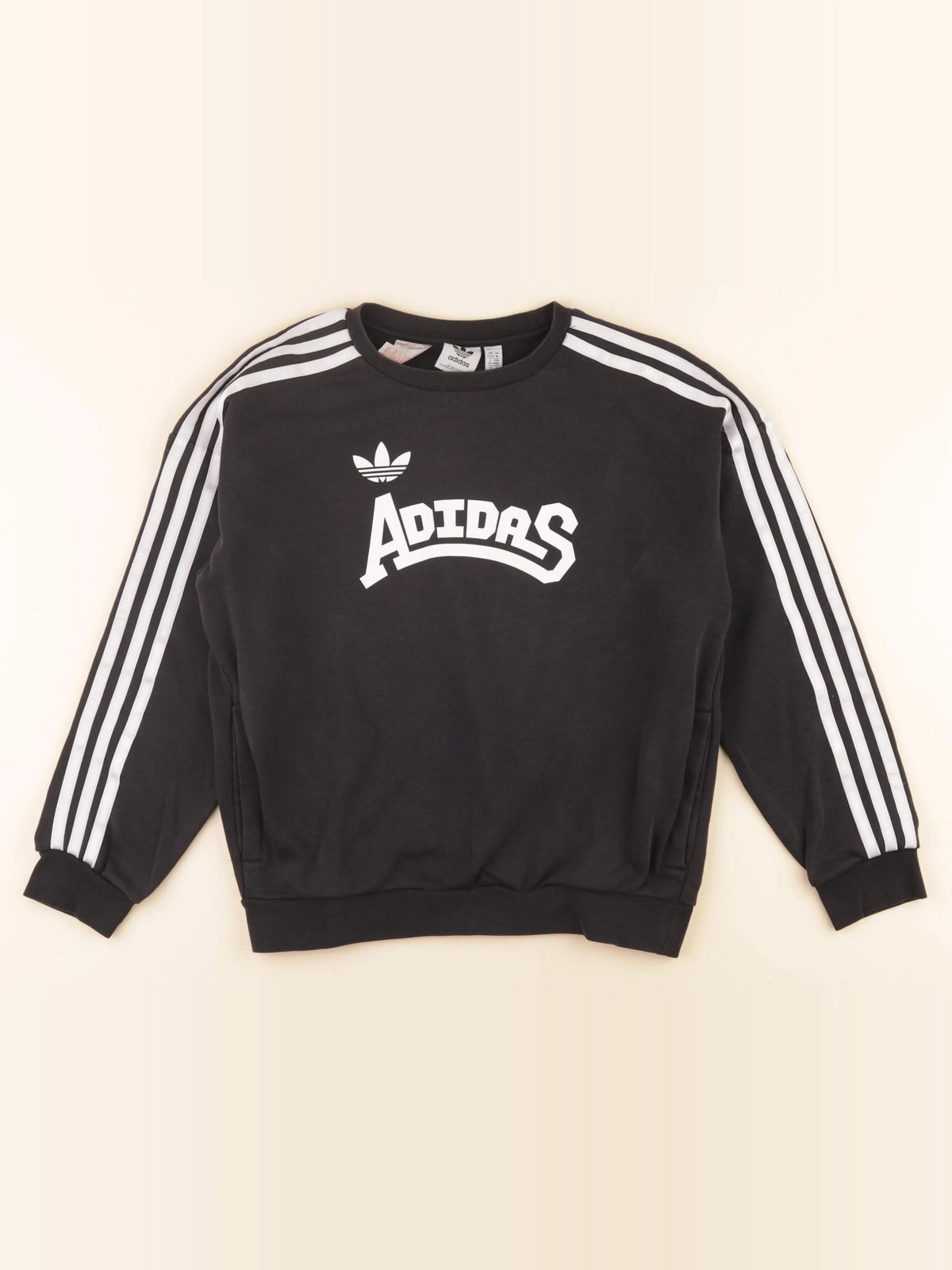 Adidas - sweat noir - 11/12 ans