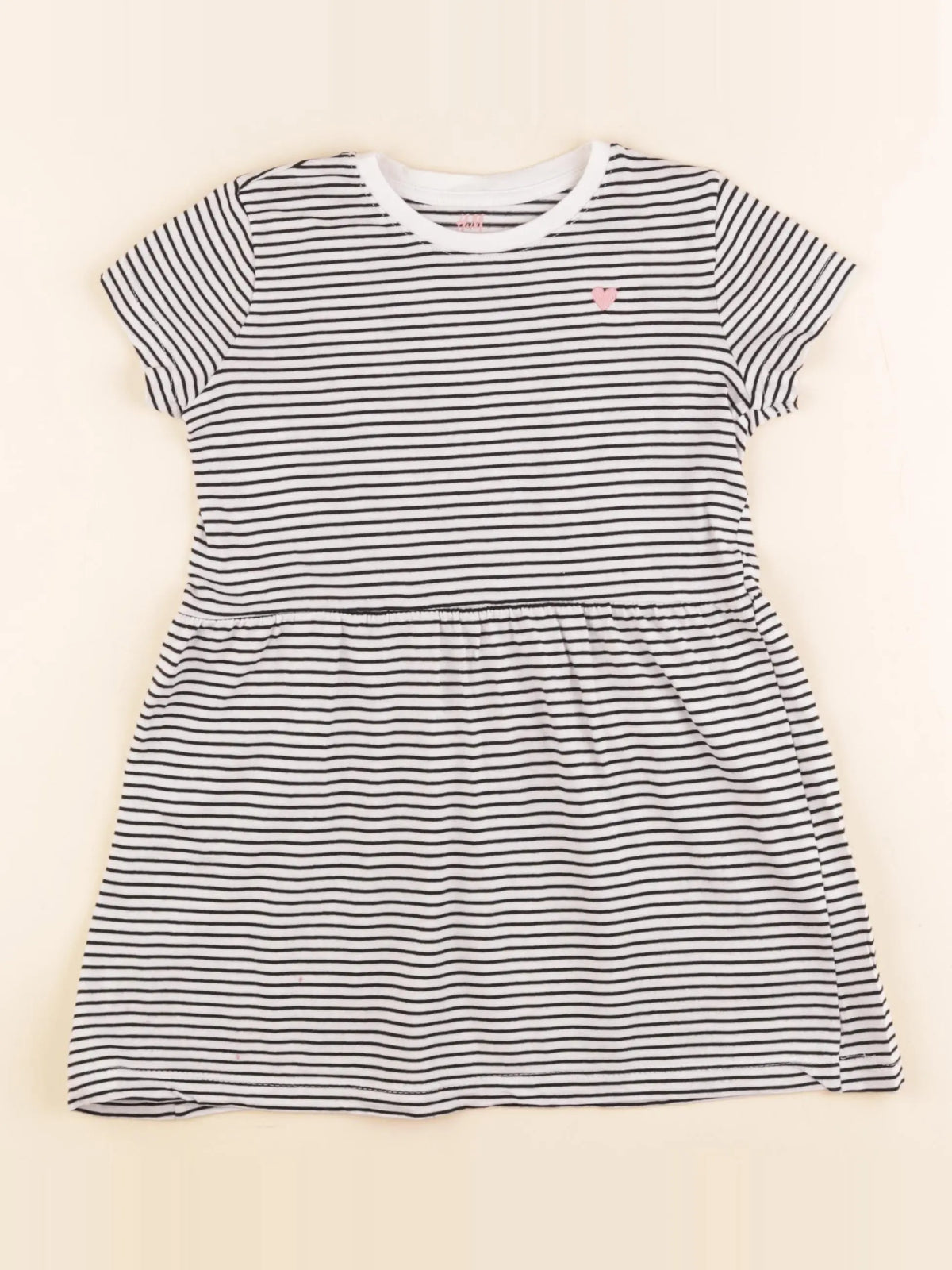 H&M - robe bleu - 2/4 ans