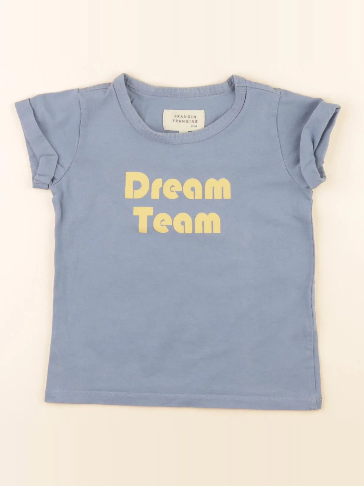 Frangin Frangine - tee-shirt bleu - 4 ans