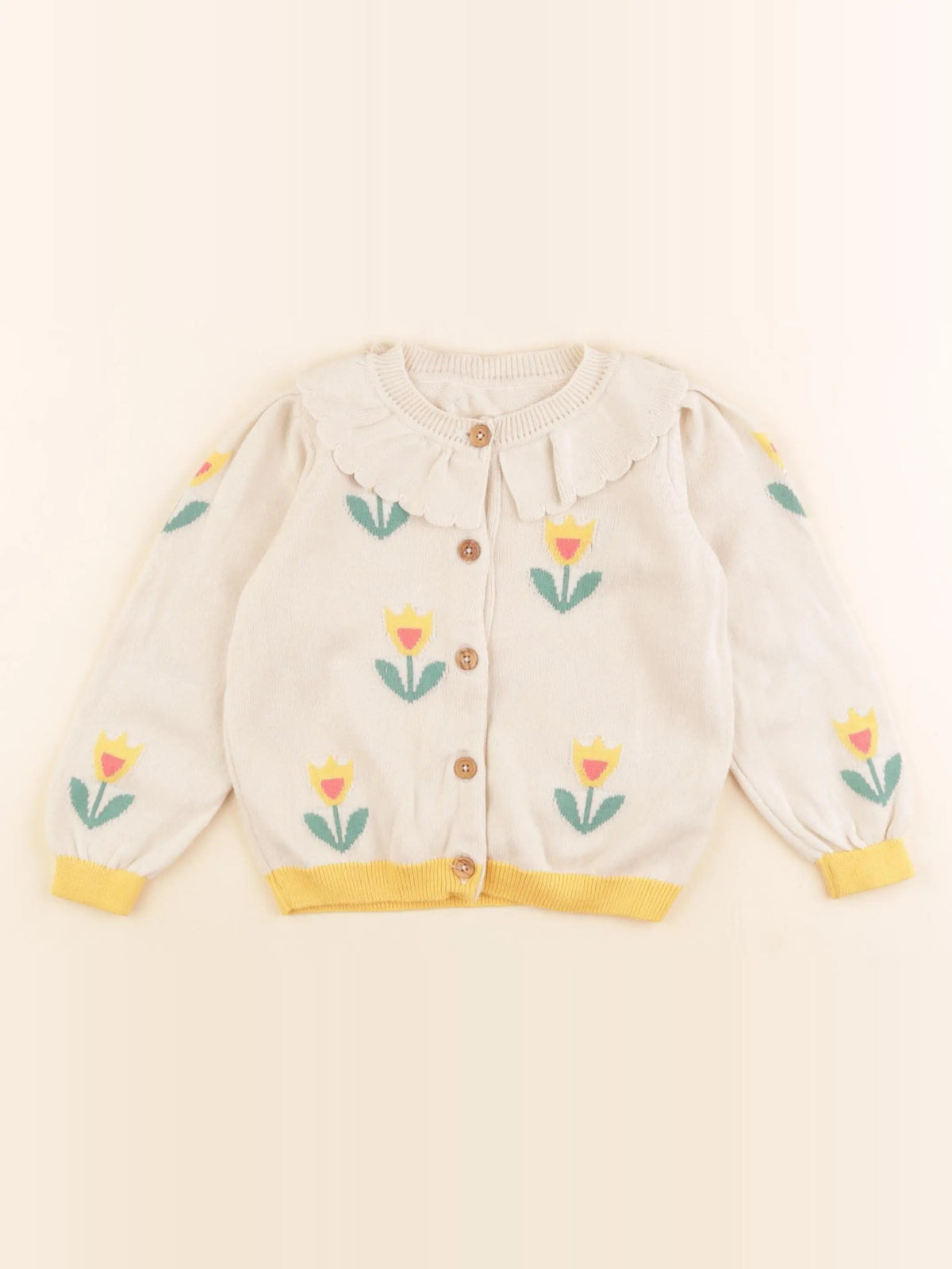 Emile et Ida - gilet beige - 2 ans