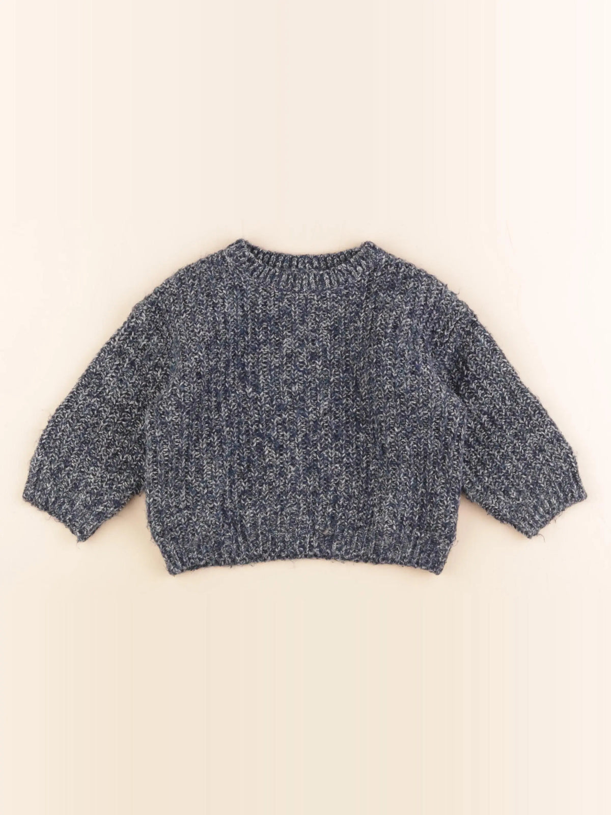 Zara - pull bleu - 12/18 mois