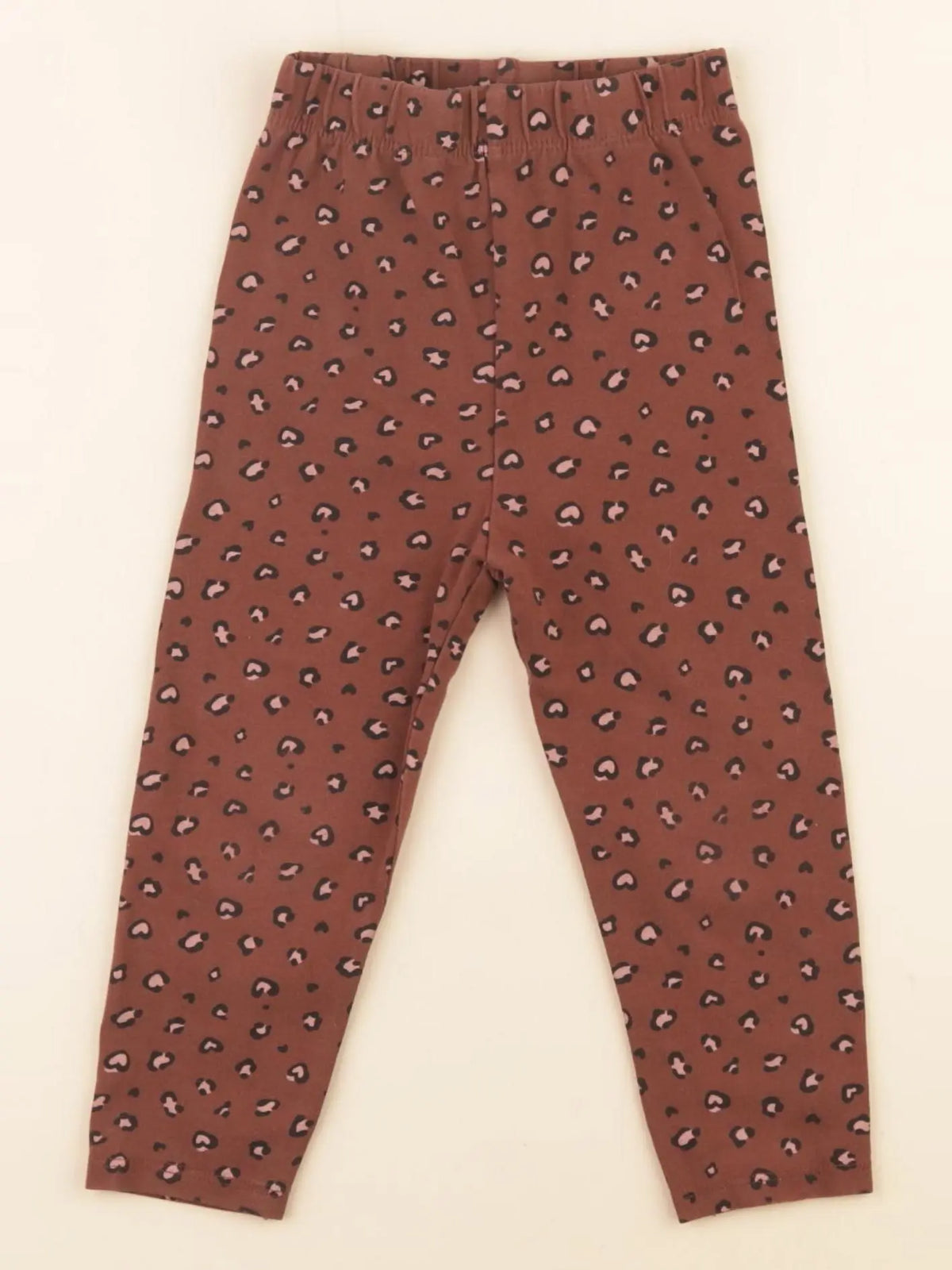 Vertbaudet - legging marron - 2 ans