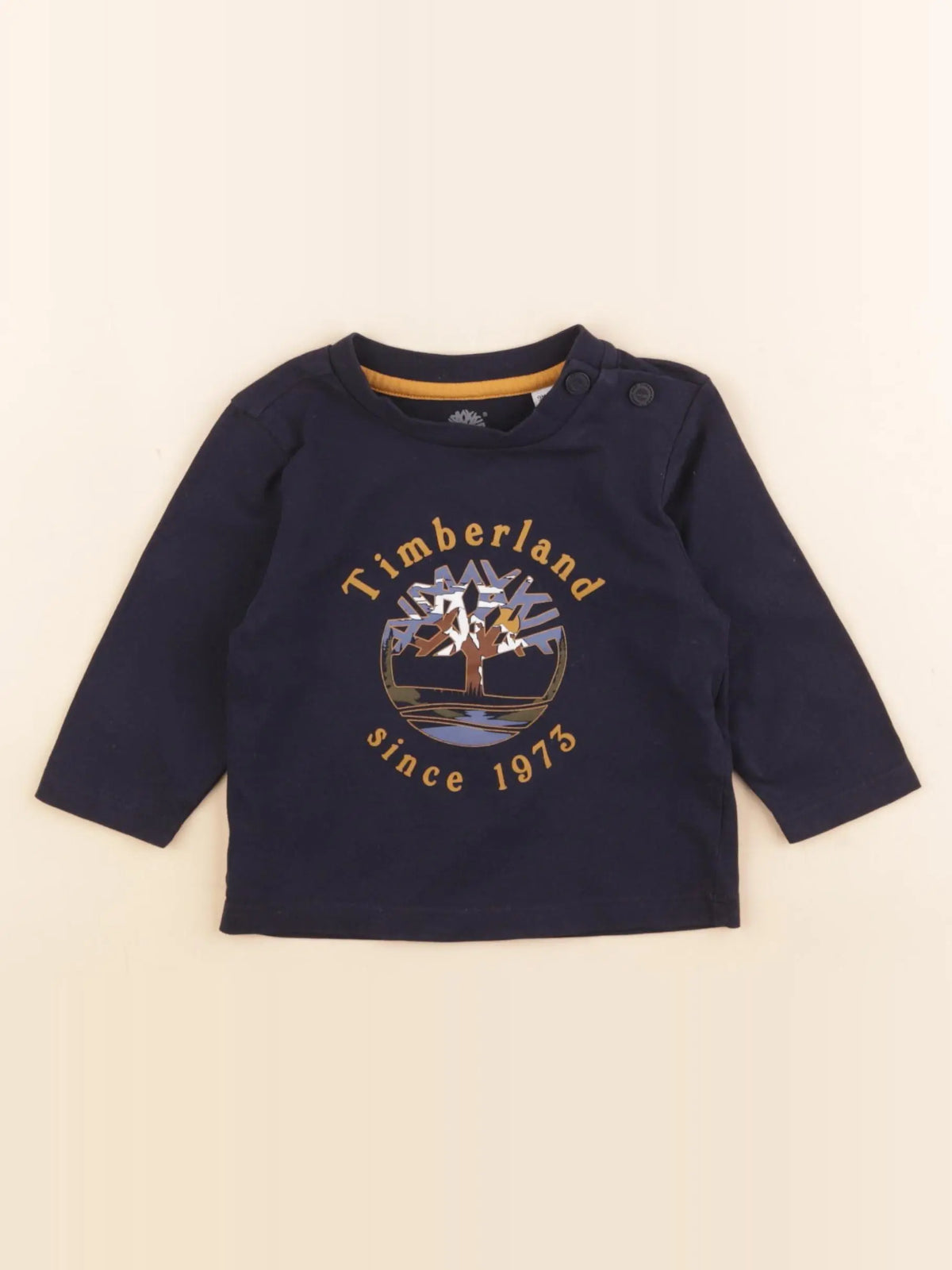 Timberland - tee-shirt bleu - 9 mois