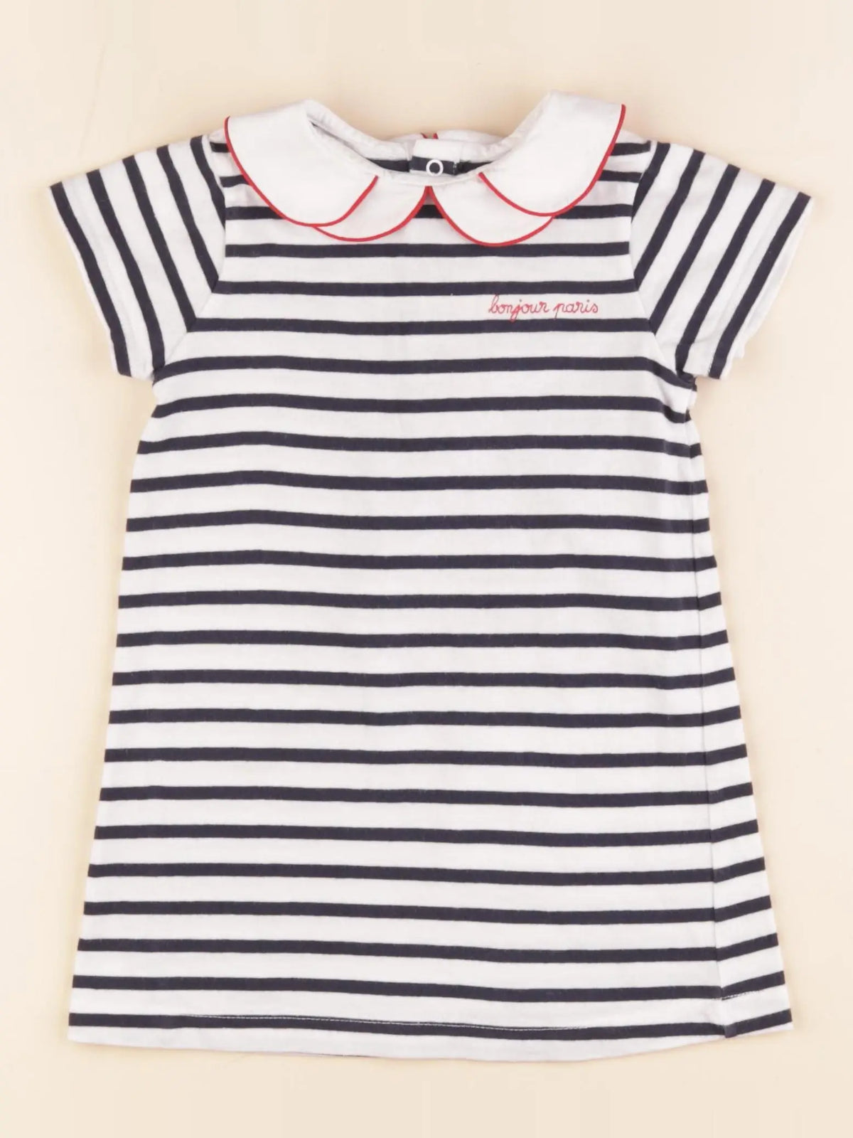 Jacadi - robe bleu, blanc - 36 mois
