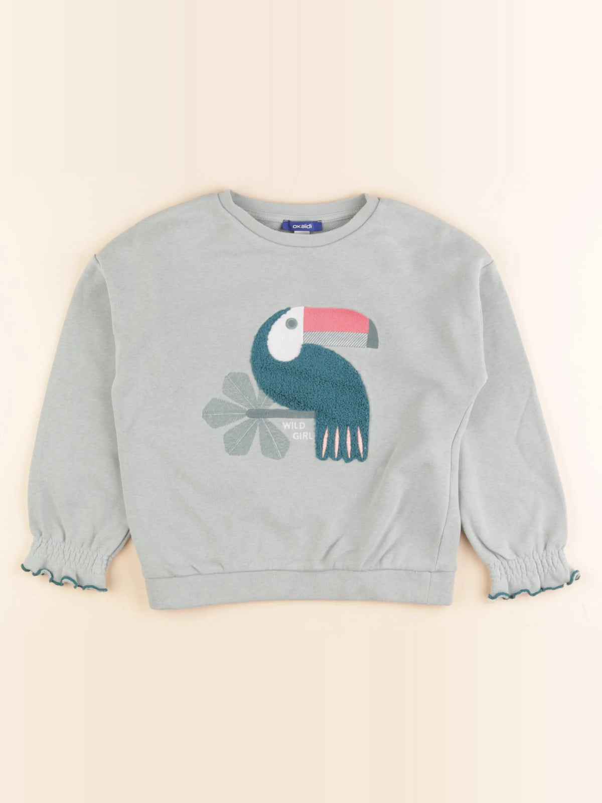 Okaidi - sweat vert - 6 ans