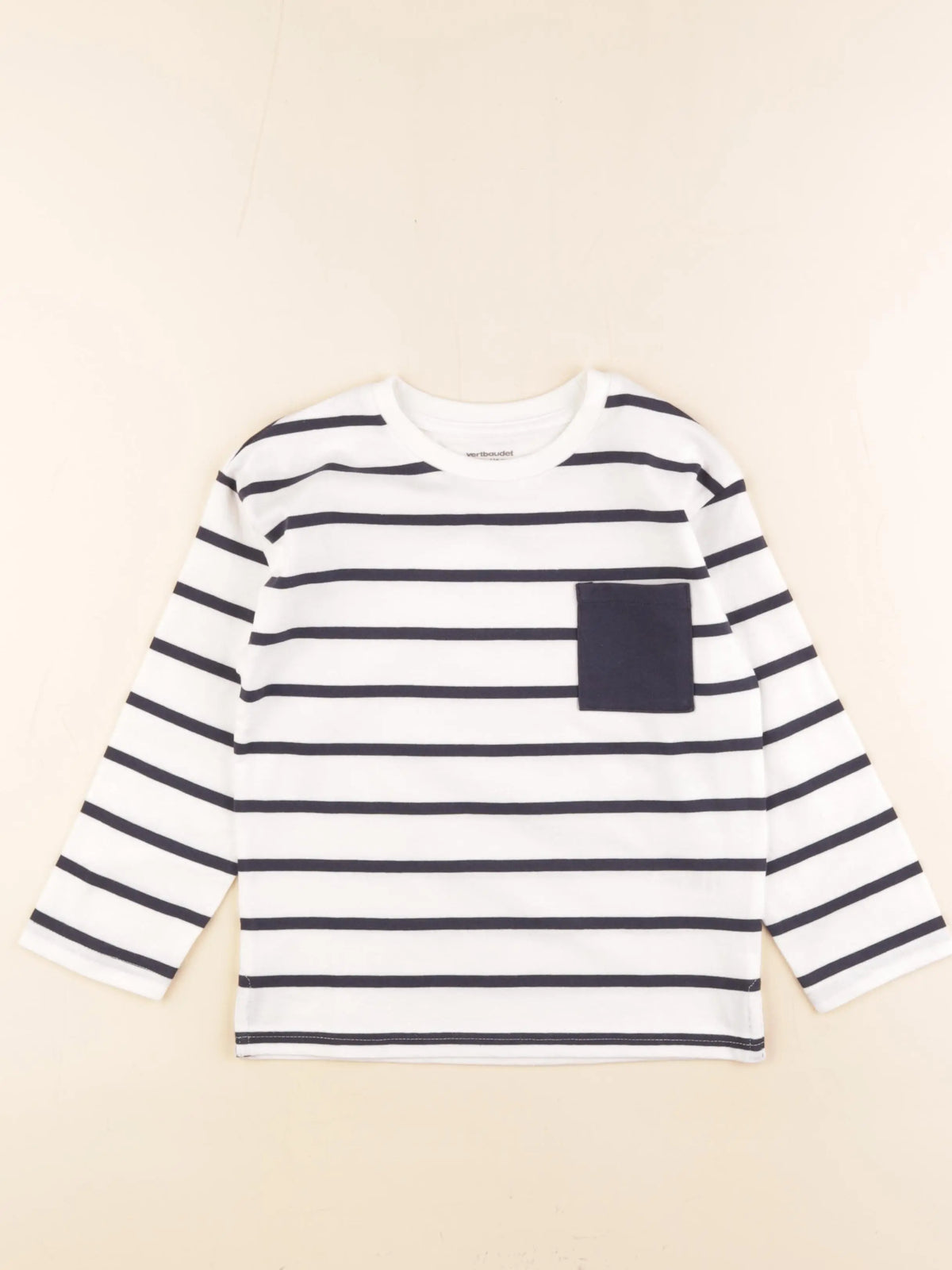 Vertbaudet - tee-shirt blanc - 6 ans