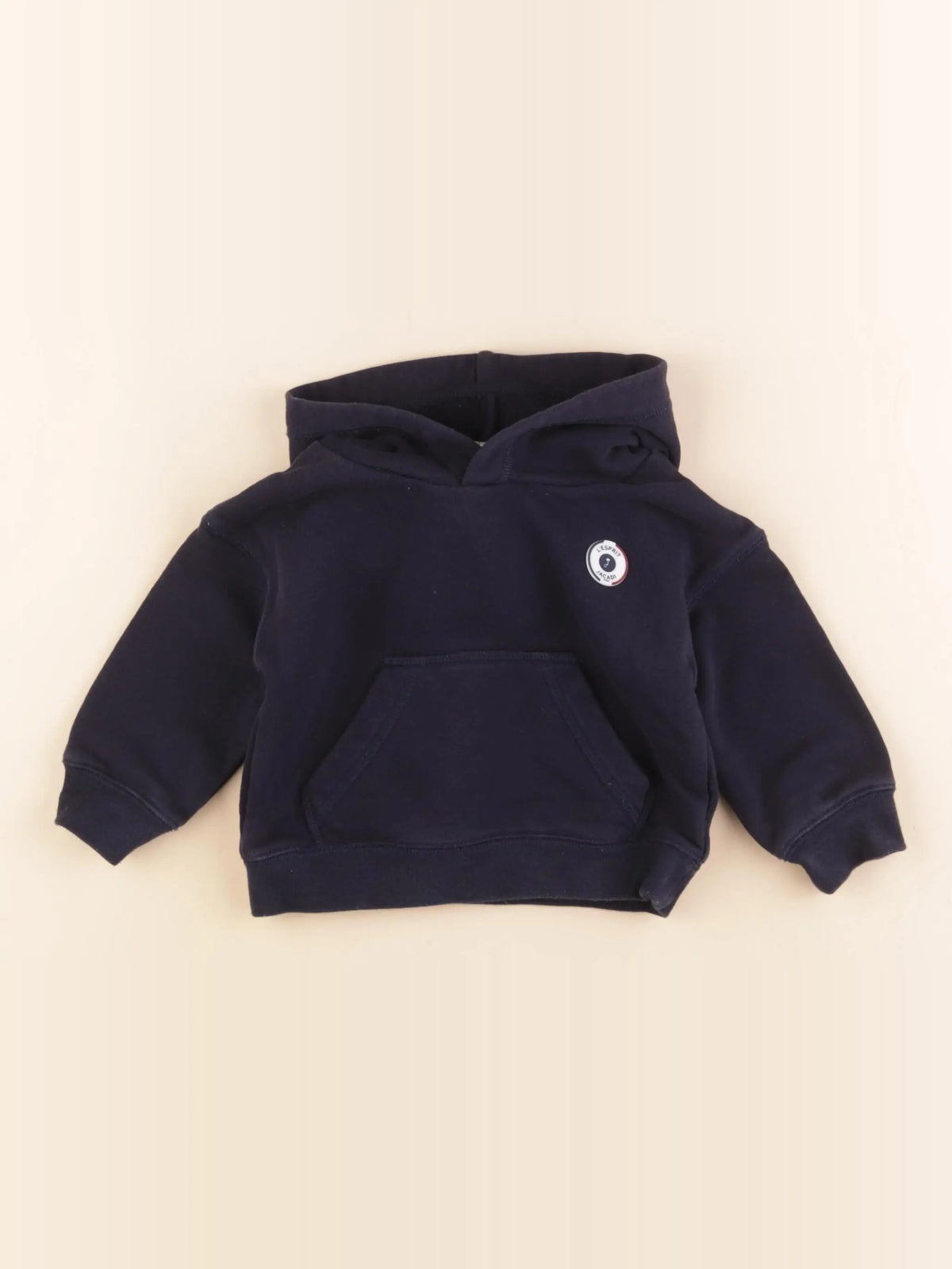 Jacadi - sweat bleu - 12 mois