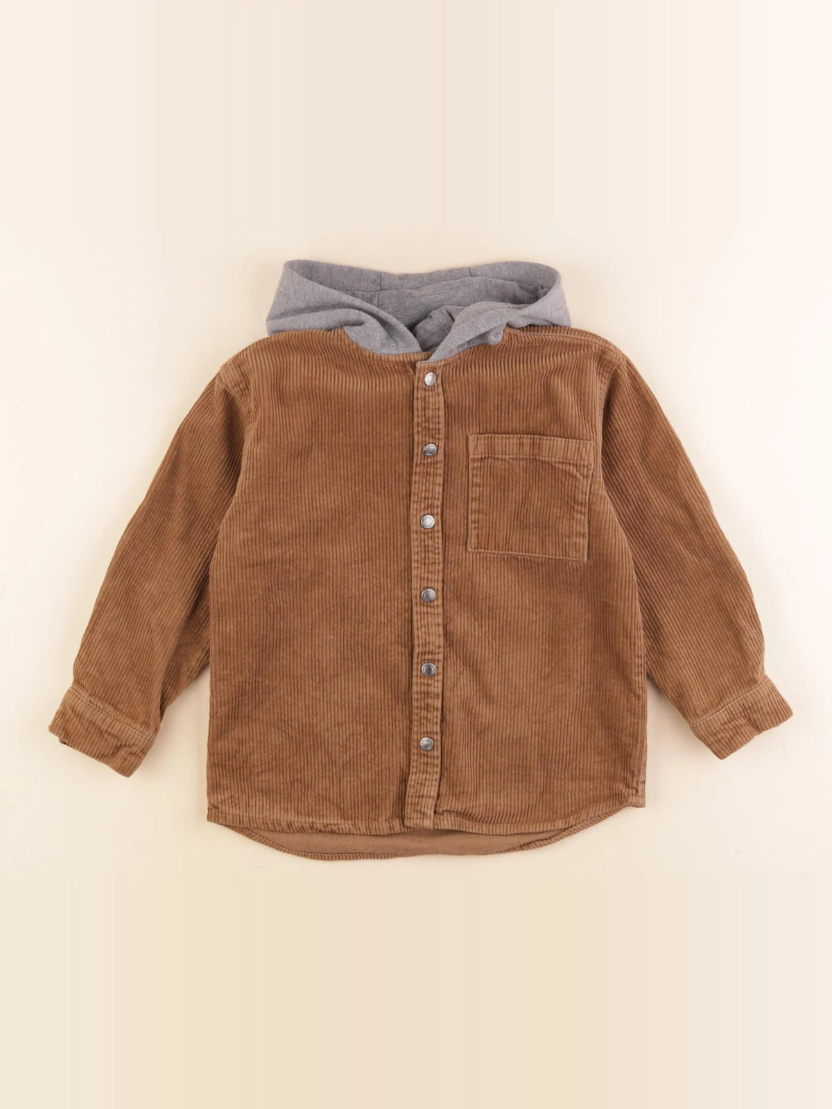 Vertbaudet - chemise marron - 6 ans