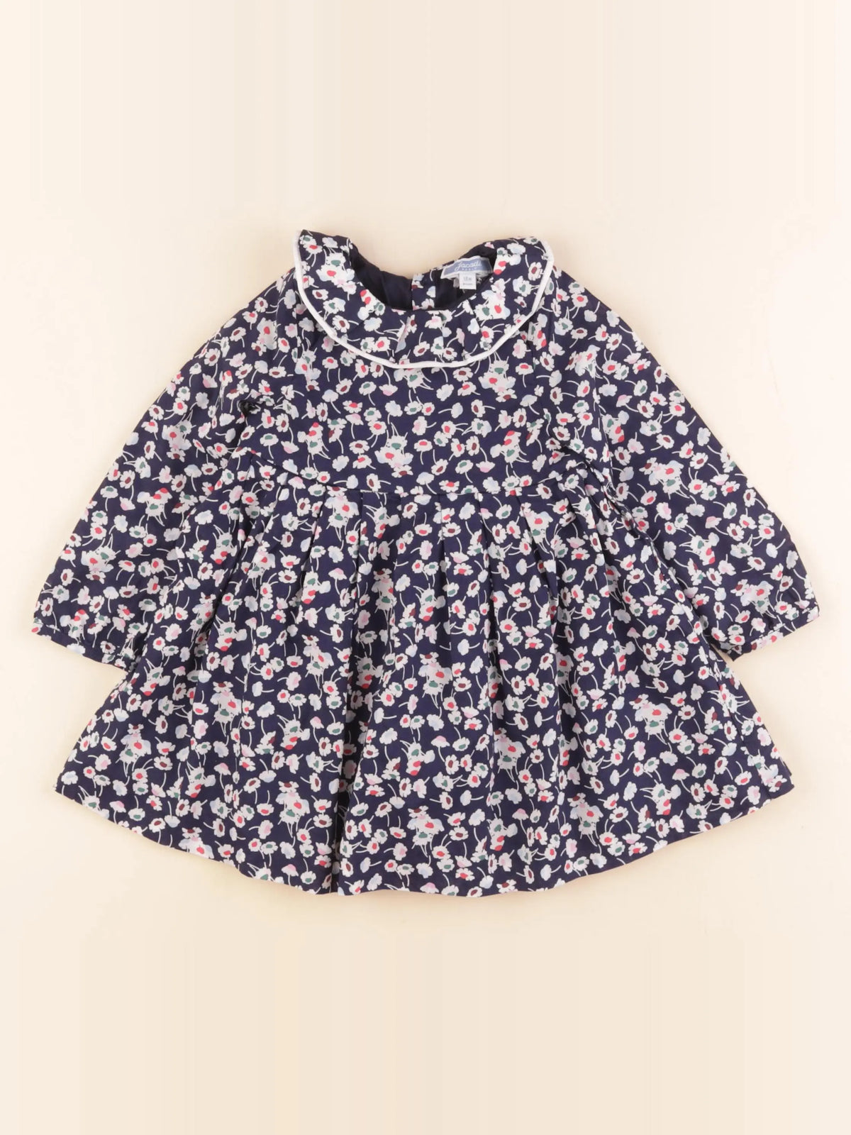 Jacadi - robe liberty bleu - 24 mois