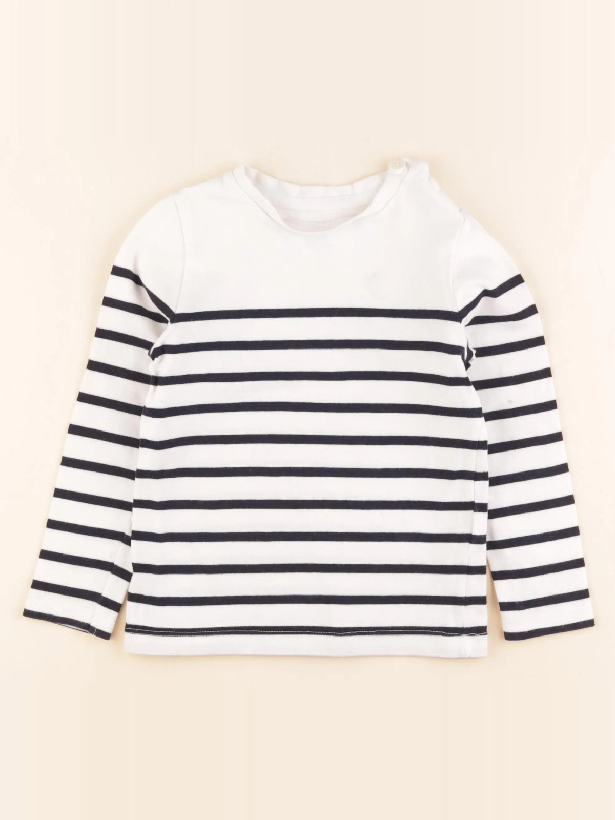 La Redoute - tee-shirt bleu, blanc - 4 ans