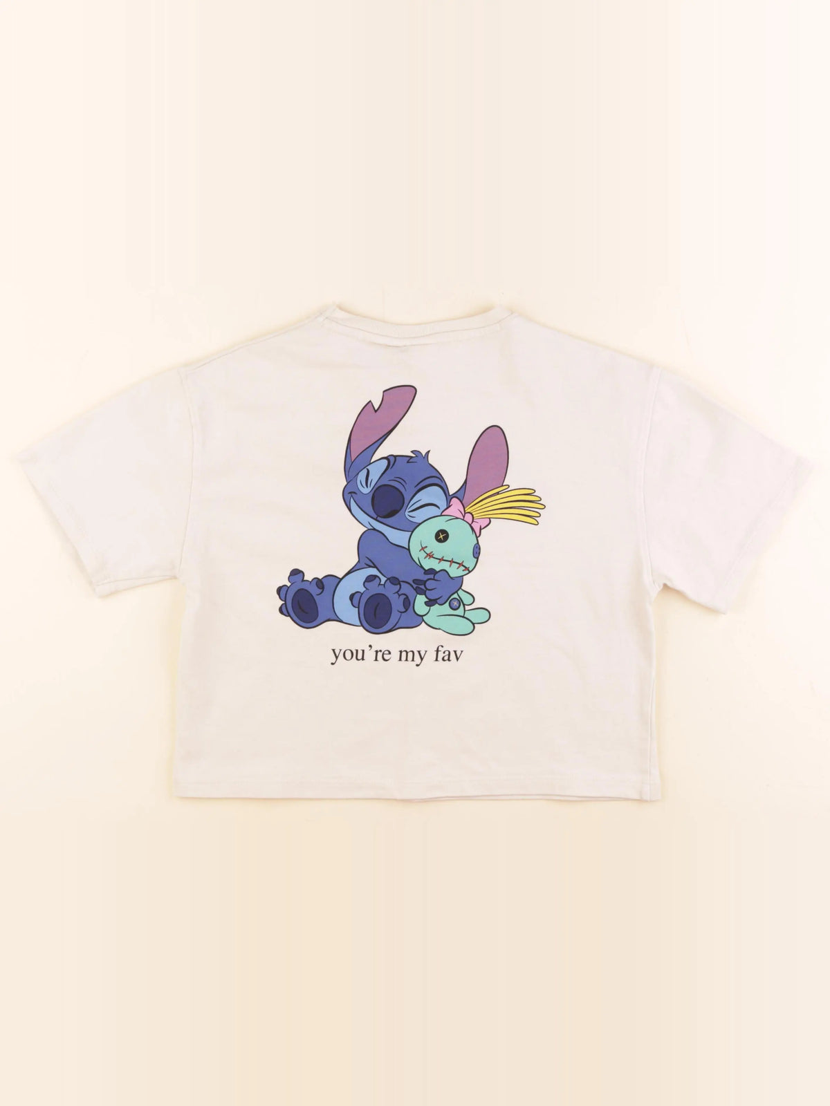 Zara - tee-shirt imprimé au dos beige - 11/12 ans