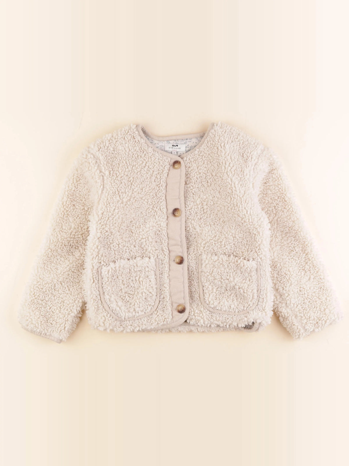 Cyrillus - veste beige - 8 ans