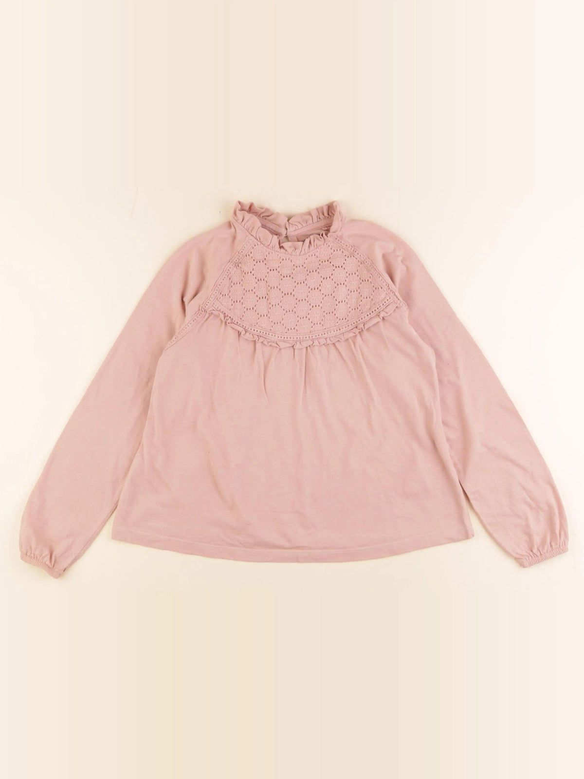 Vertbaudet - tee-shirt rose - 8 ans