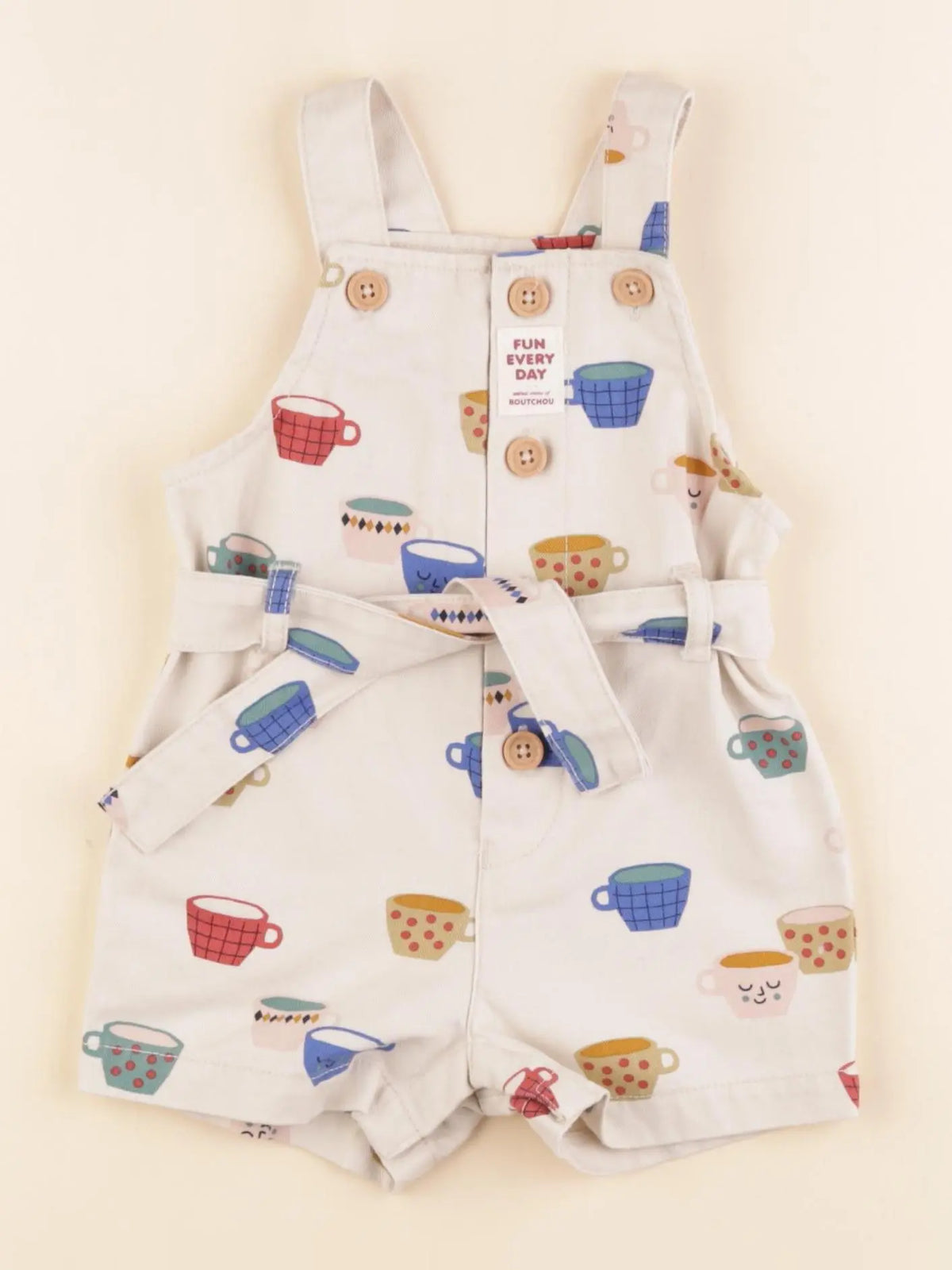 Boutchou - salopette beige - 9 mois