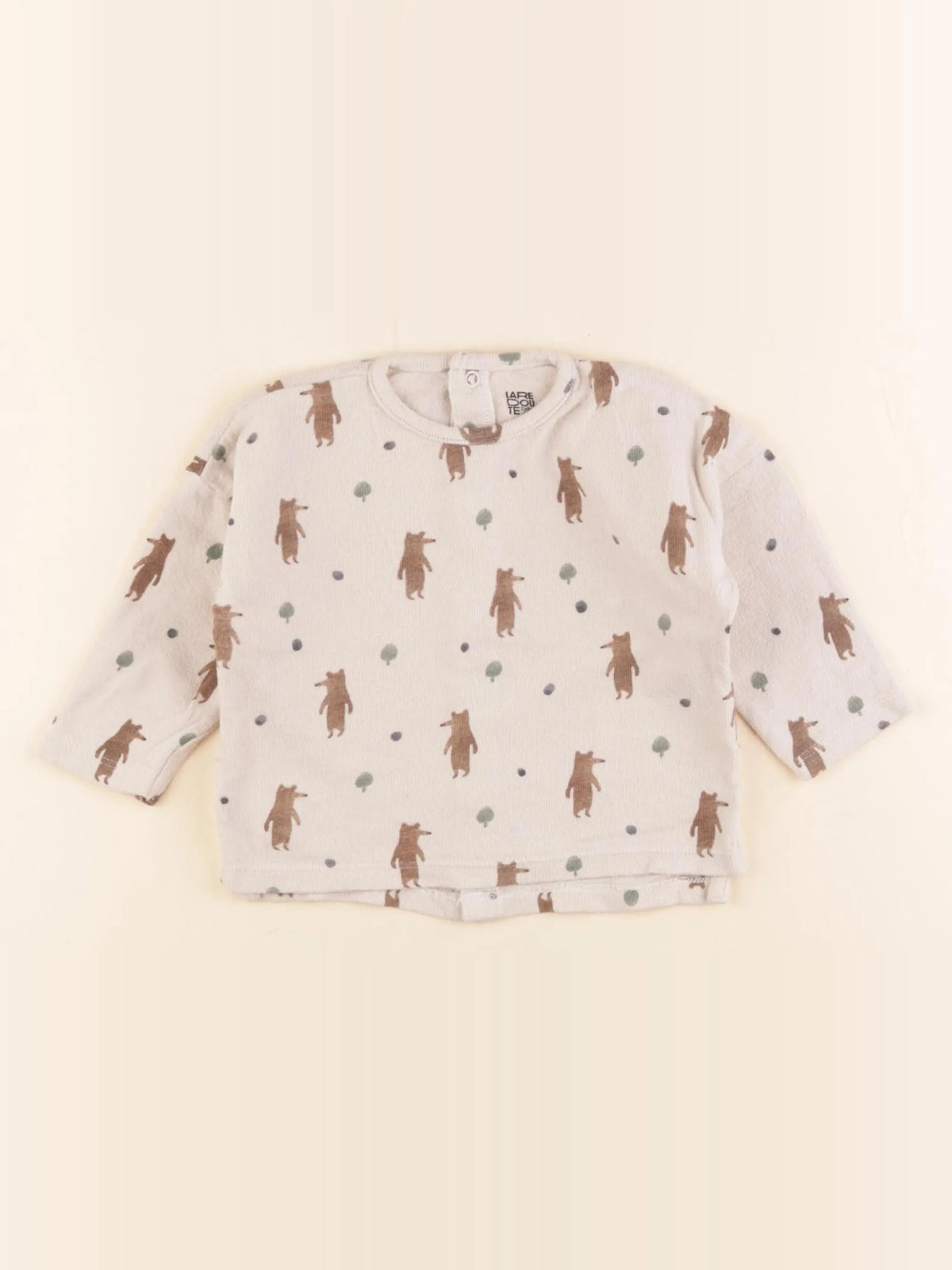La Redoute - tee-shirt beige - 6 mois