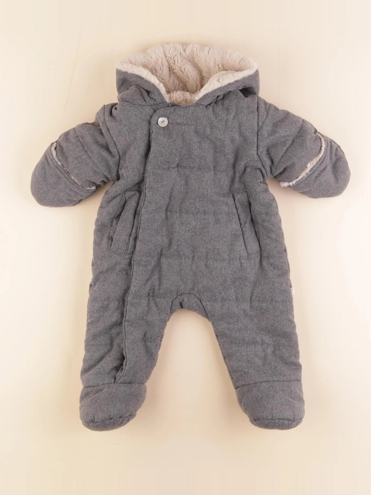 Jacadi - combi-pilote gris - 3 mois