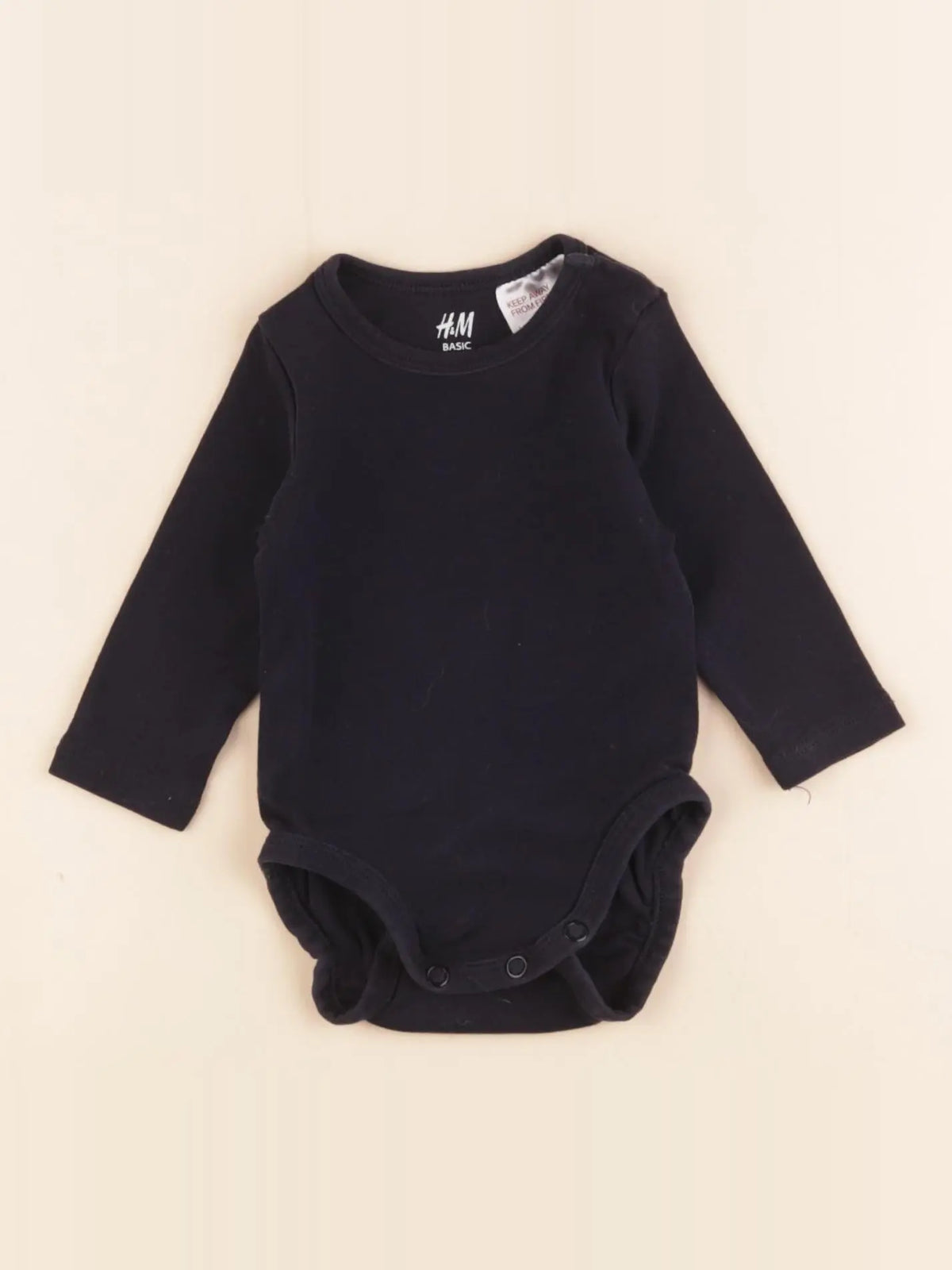 H&M - body bleu - 1/2 mois