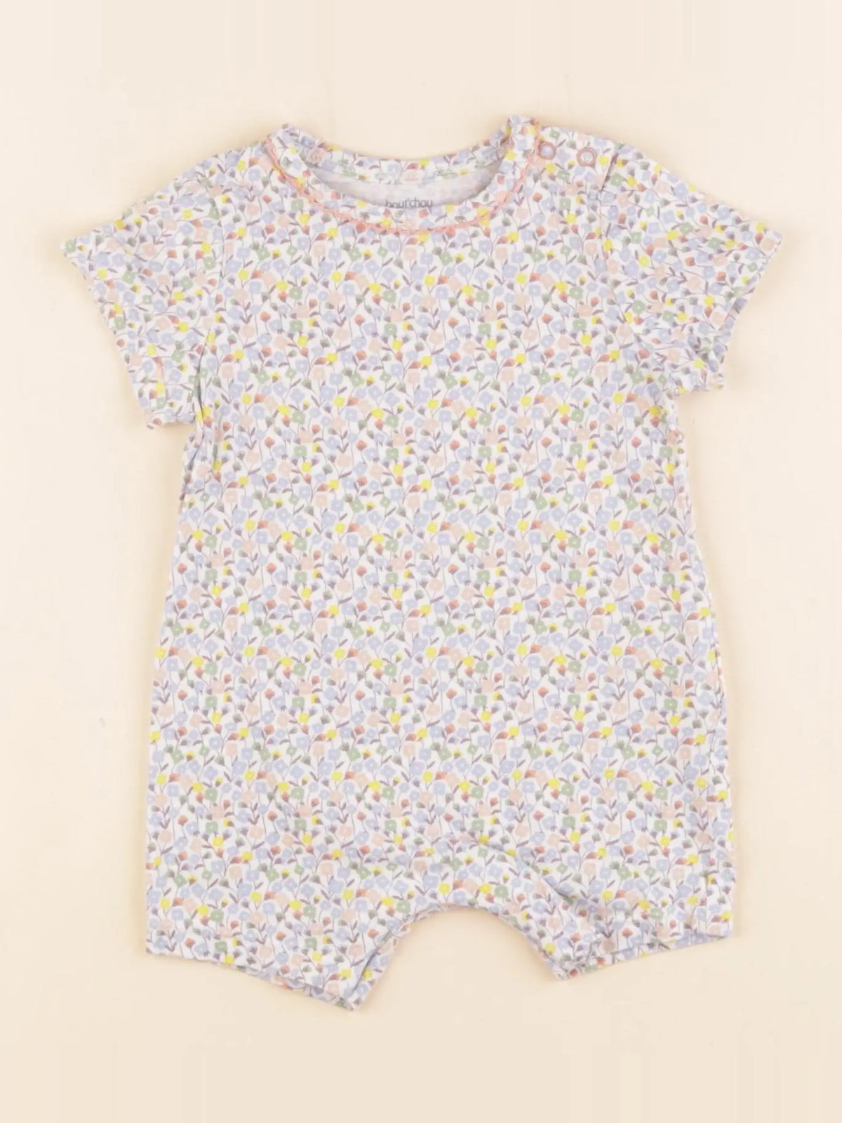 Boutchou - pyjama coton multicolore - 3 mois