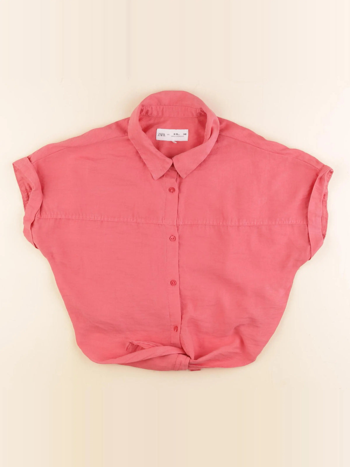 Zara - chemise rose - 9/10 ans