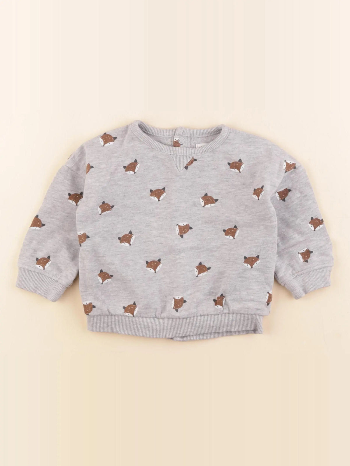 La Redoute - sweat gris - 9 mois