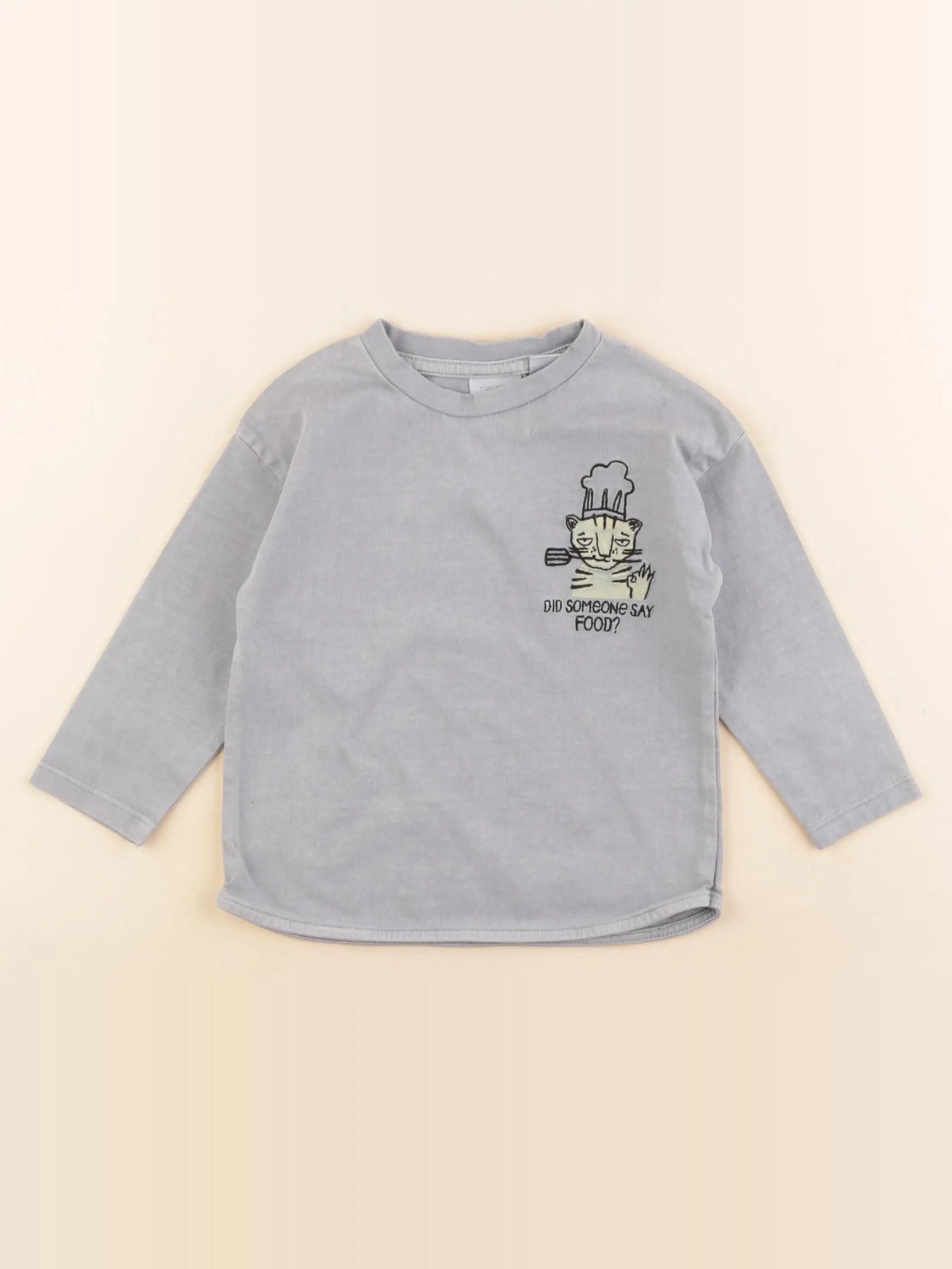 Zara - tee-shirt bleu - 9/12 mois