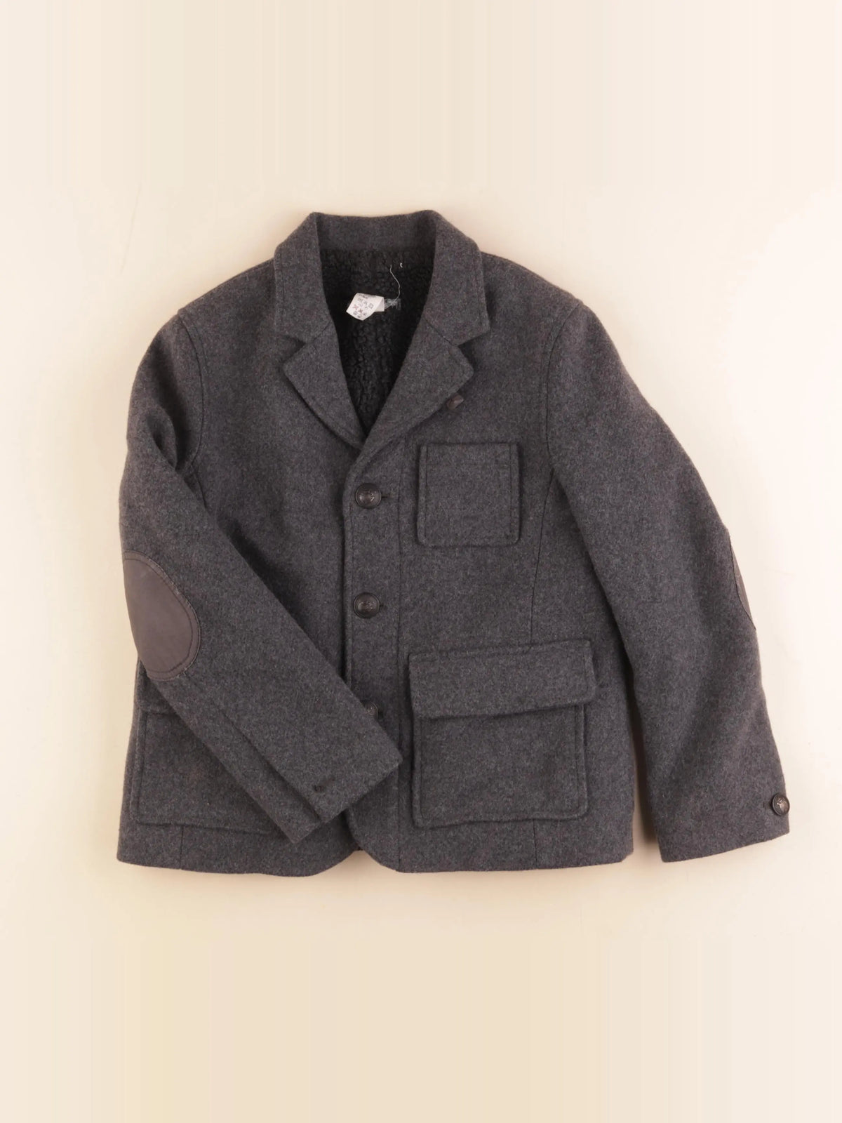 Bonpoint - manteau gris - 8 ans