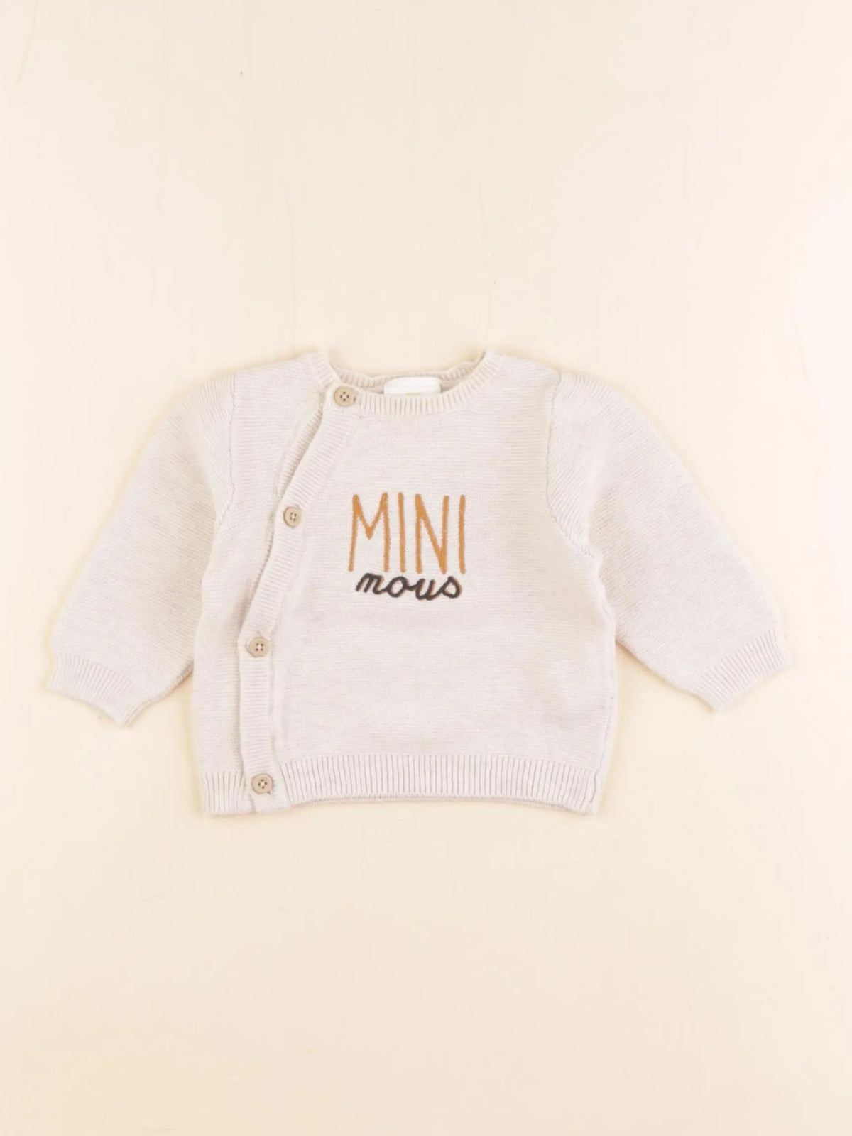Tape à l'oeil - pull beige - 3 mois