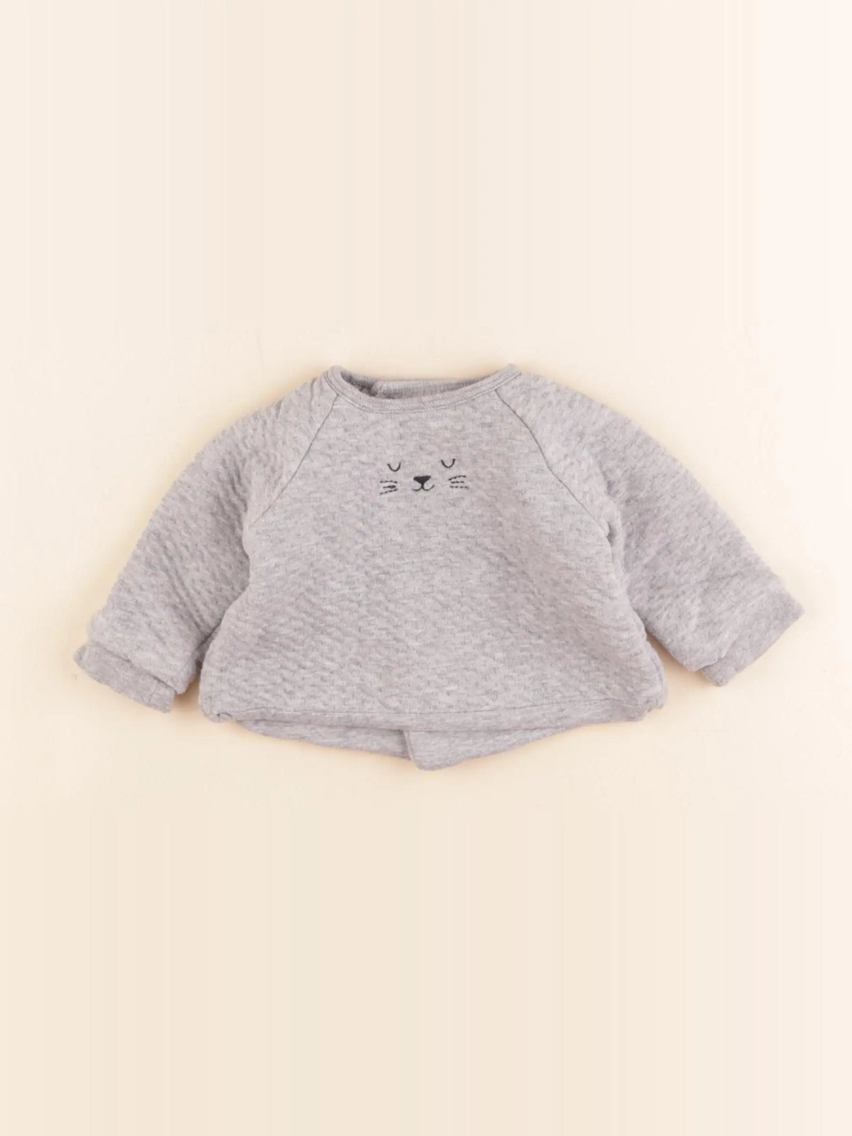 Boutchou - sweat gris - 3 mois