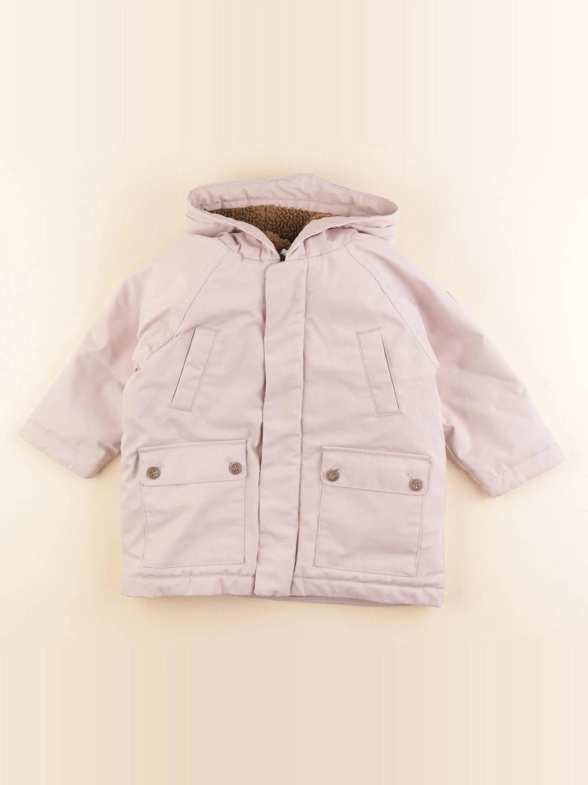 Petit Bateau - parka rose - 4 ans