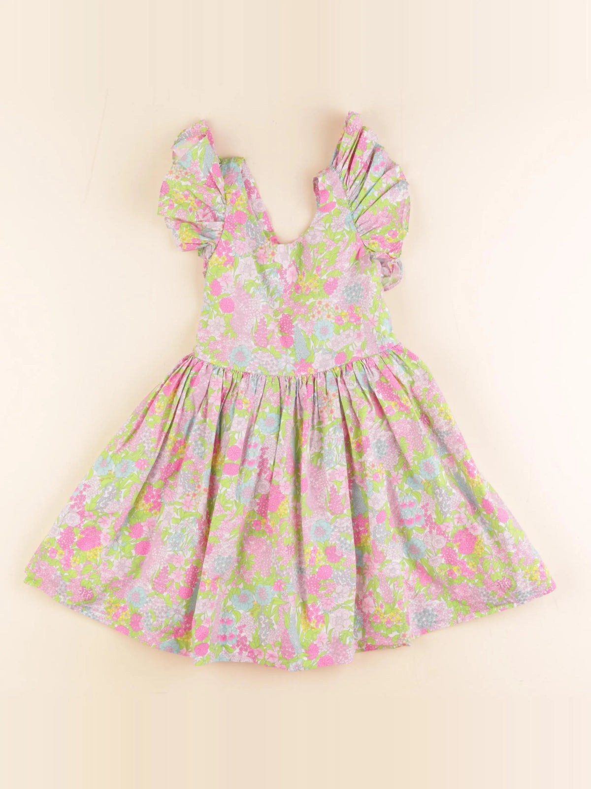Jacadi - robe liberty multicolore - 4 ans