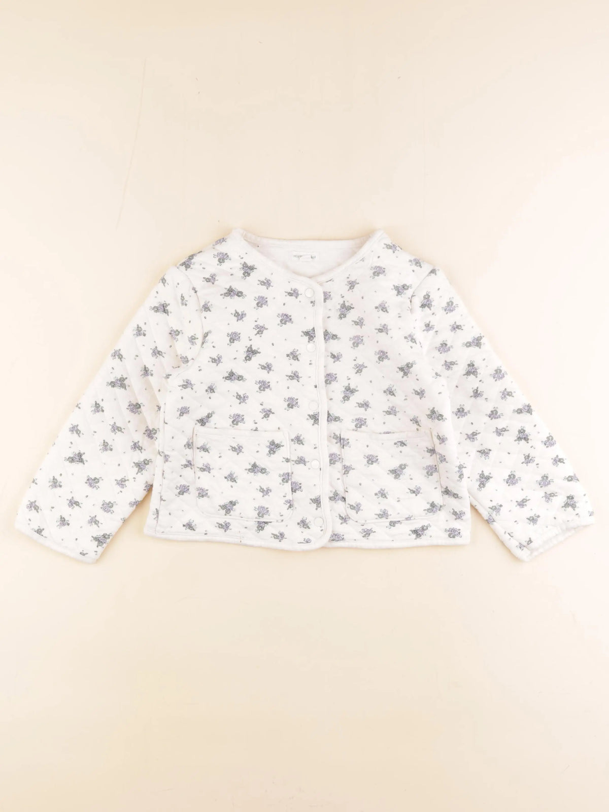 Vertbaudet - gilet blanc - 6 ans