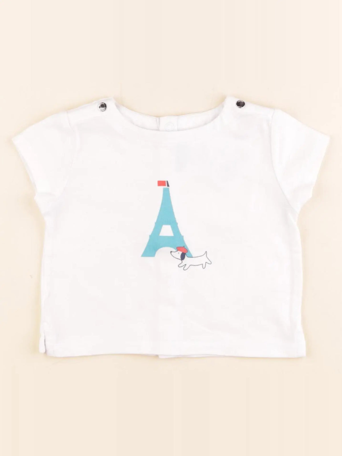 Jacadi - tee-shirt blanc - 12 mois