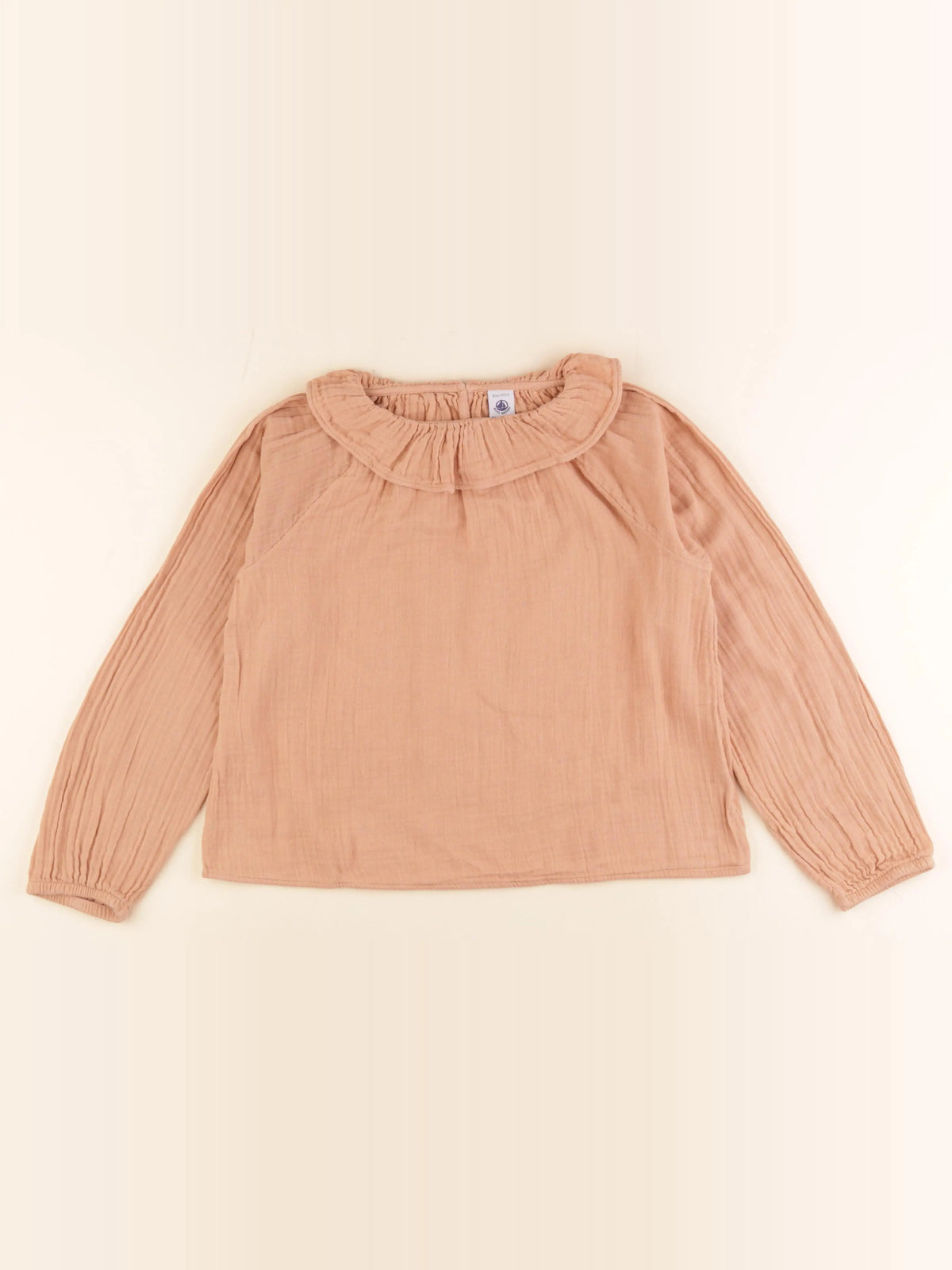 Petit Bateau - blouse orange - 10 ans