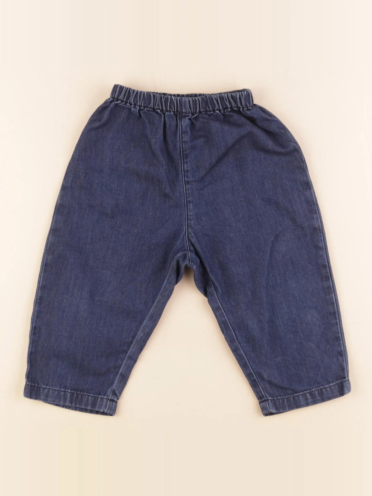 Petit Bateau - pantalon bleu - 18 mois