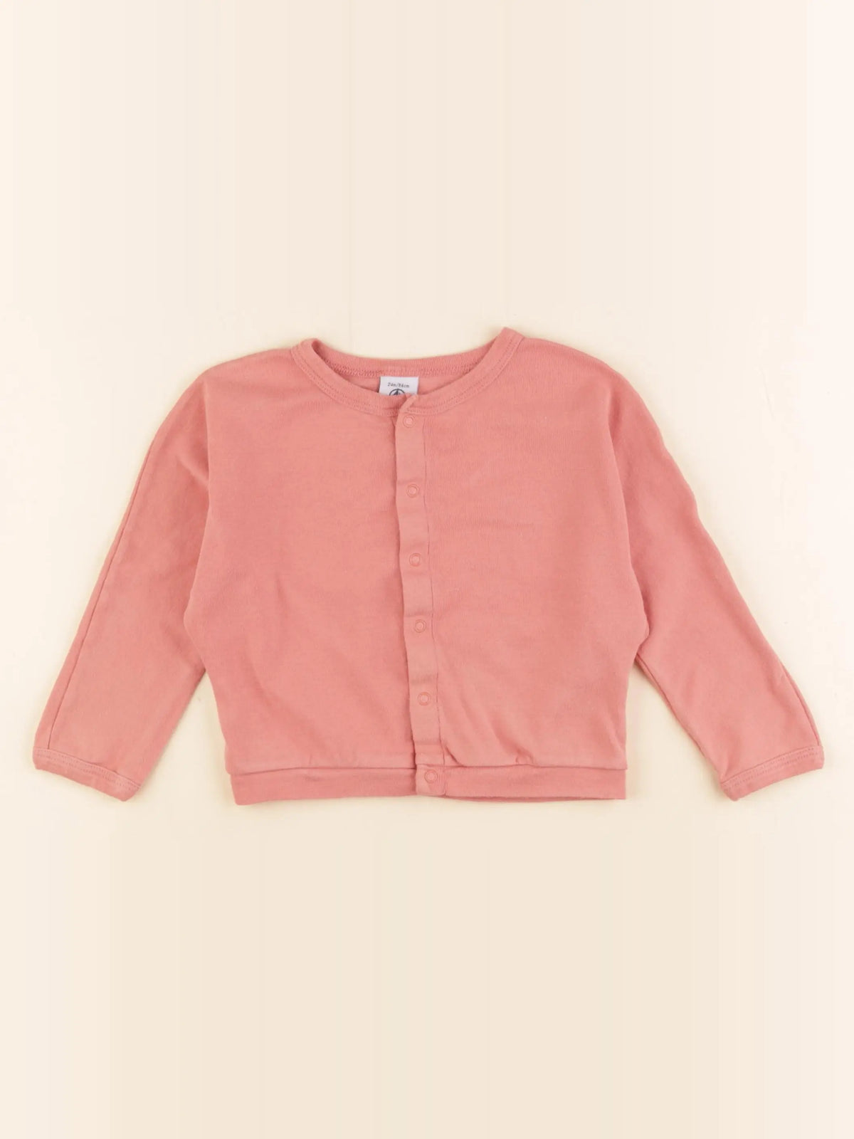 Petit Bateau - tee-shirt rose - 24 mois