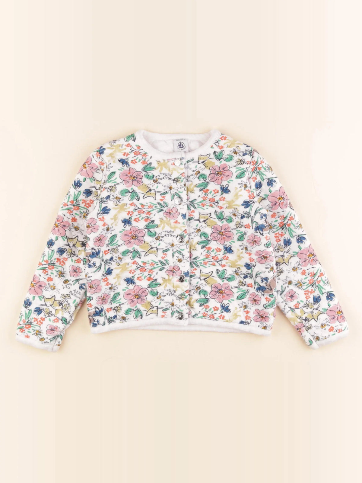 Petit Bateau - sweat multicolore - 5 ans