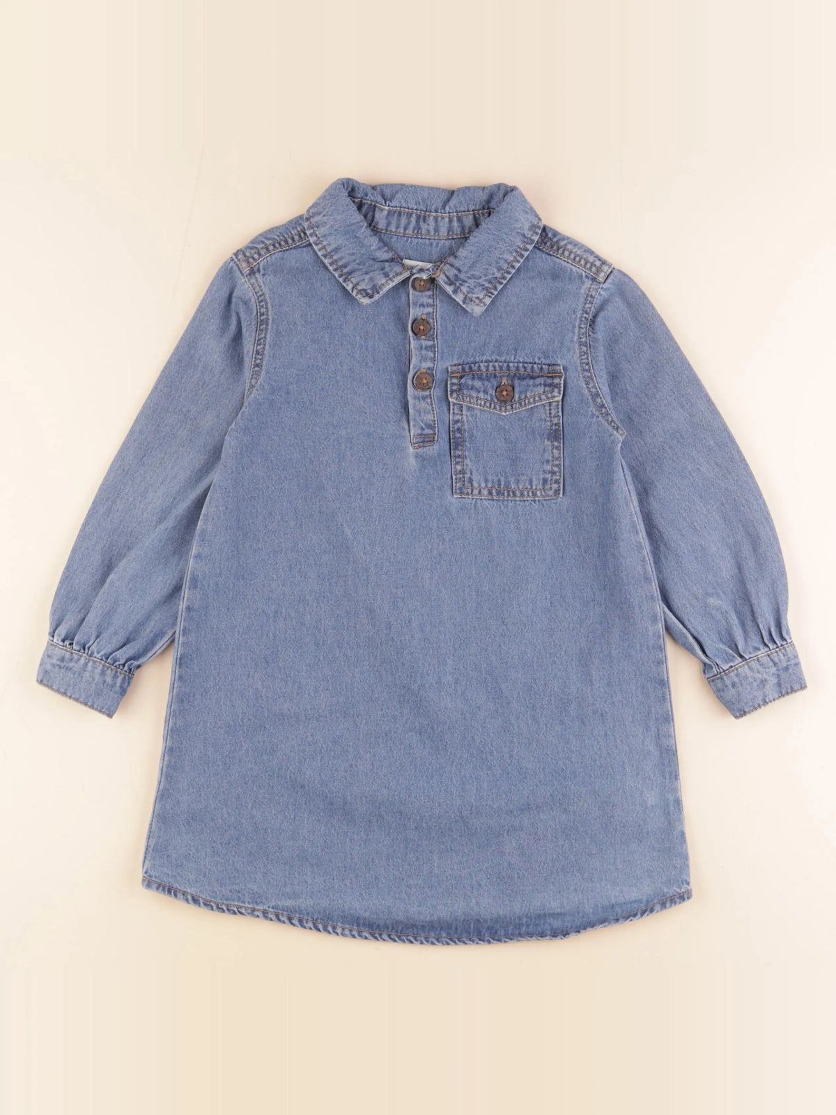 Vertbaudet - robe bleu - 6 ans