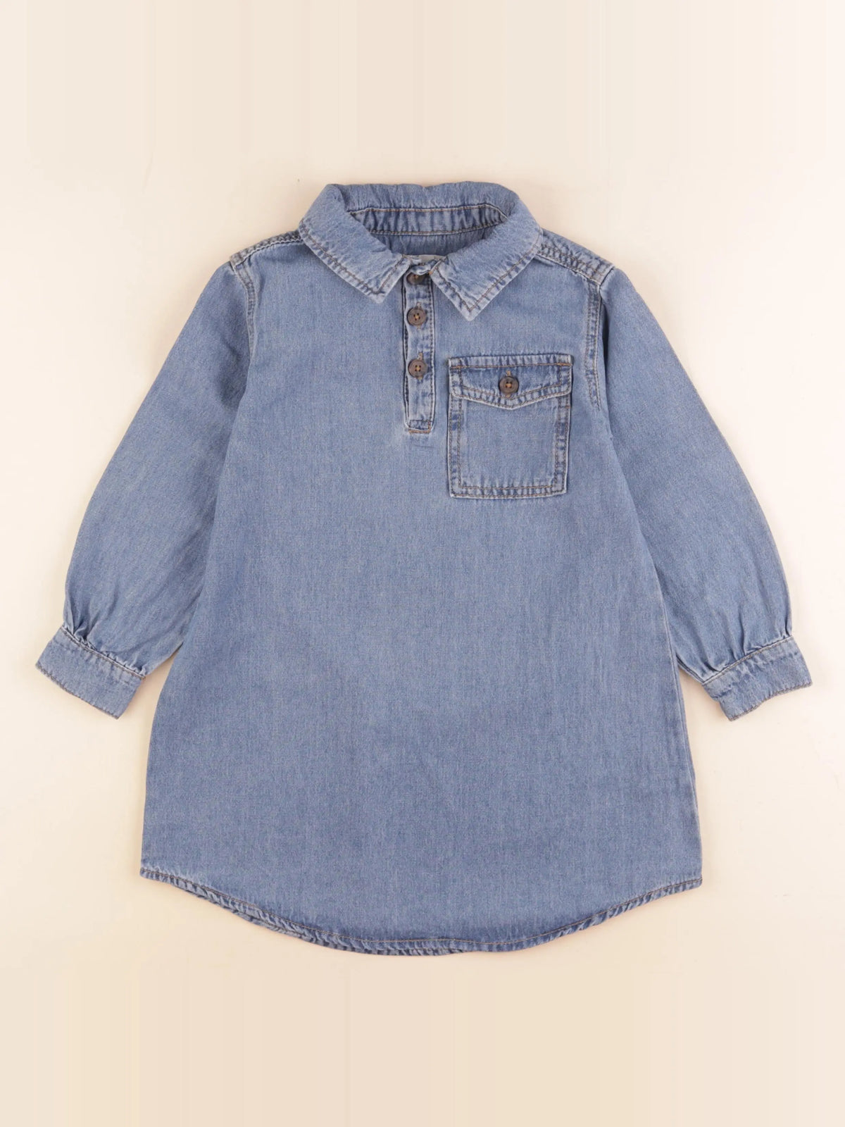 Vertbaudet - robe bleu - 5 ans