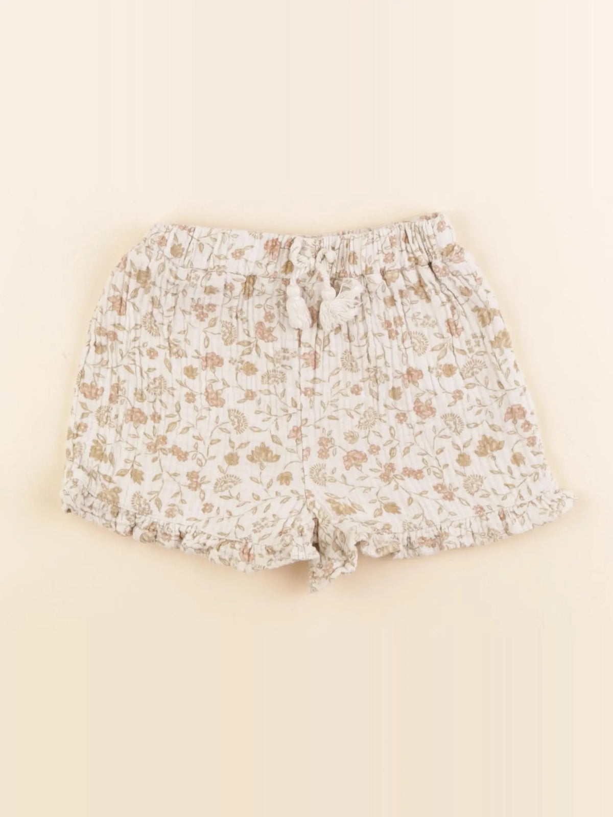 Vertbaudet - short beige, marron - 24 mois