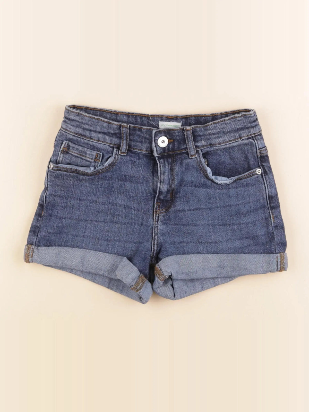 Vertbaudet - short bleu - 10 ans