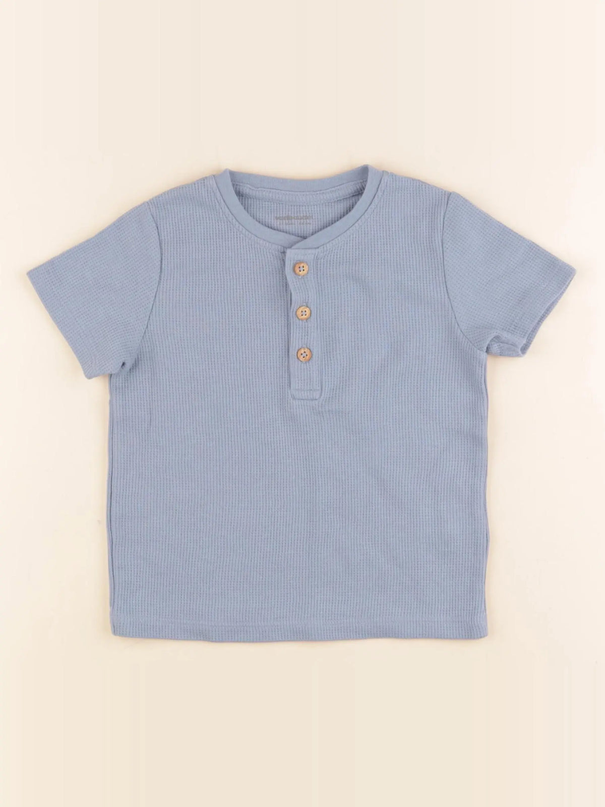 Vertbaudet - tee-shirt bleu - 24 mois