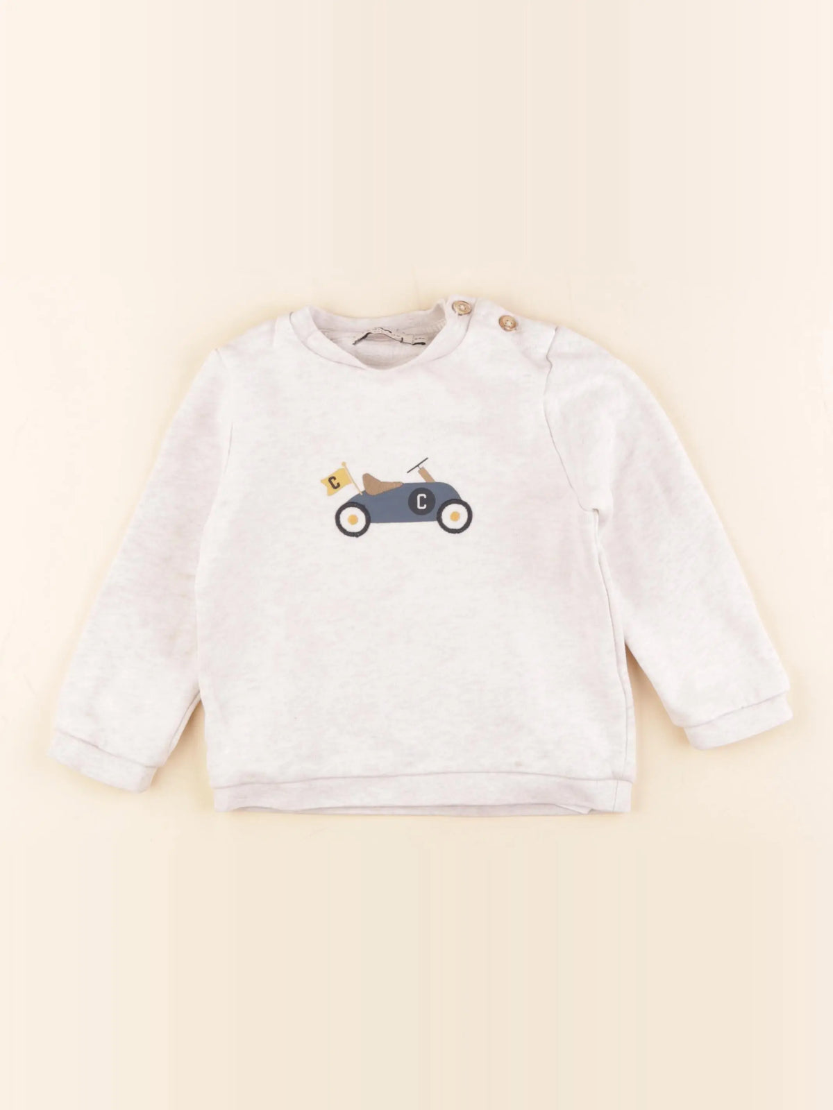 Cyrillus - sweat beige - 24 mois