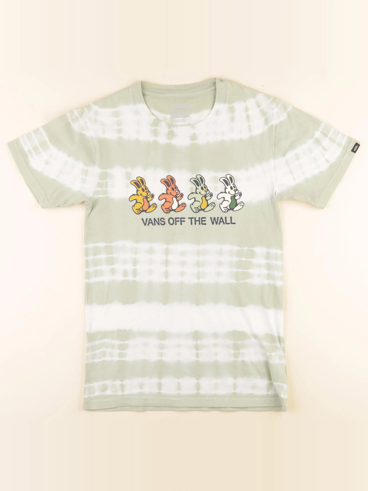 Vans - tee-shirt vert - 8/10 ans